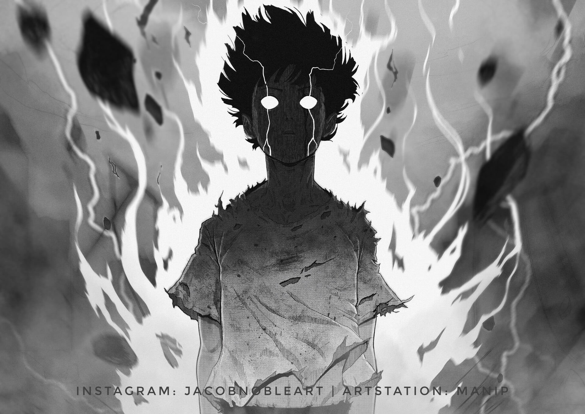 1080P, Mob Psycho 100, Anime, HD Wallpaper