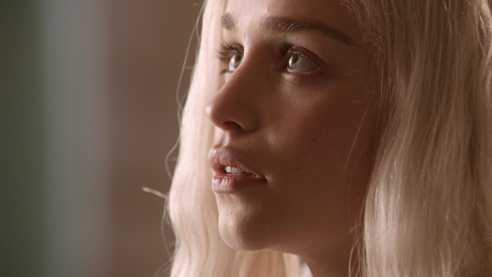 Daenerys Targaryen, Emilia Clarke, Game of Thrones, 1080P, actress, women, face, HD Wallpaper