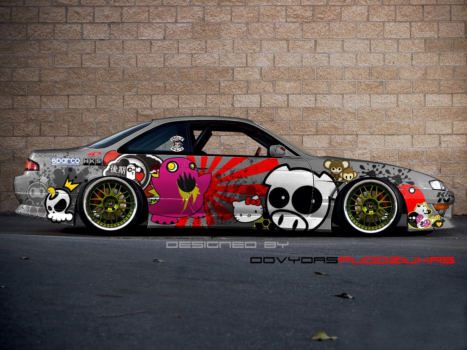 Nissan, car, number, Nissan S14, wheel, day, mode of transportation, 720P, land vehicle, speedometer, transportation, wall - building feature, motor vehicle, HD Wallpaper