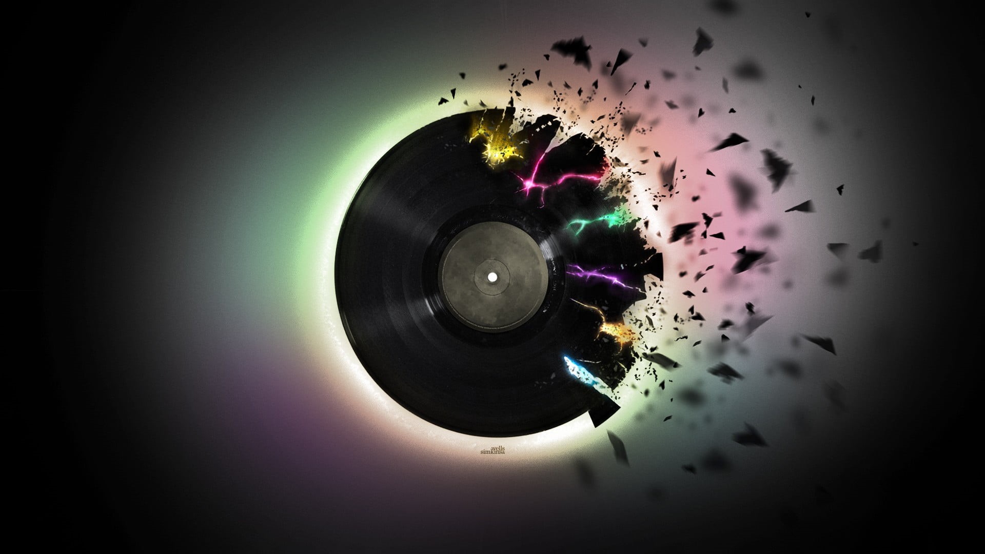 digital art, creativity, connection, futuristic, lens flare, colorful, artwork, album, communication, technology, simple, studio shot, no people, simple background, HD Wallpaper