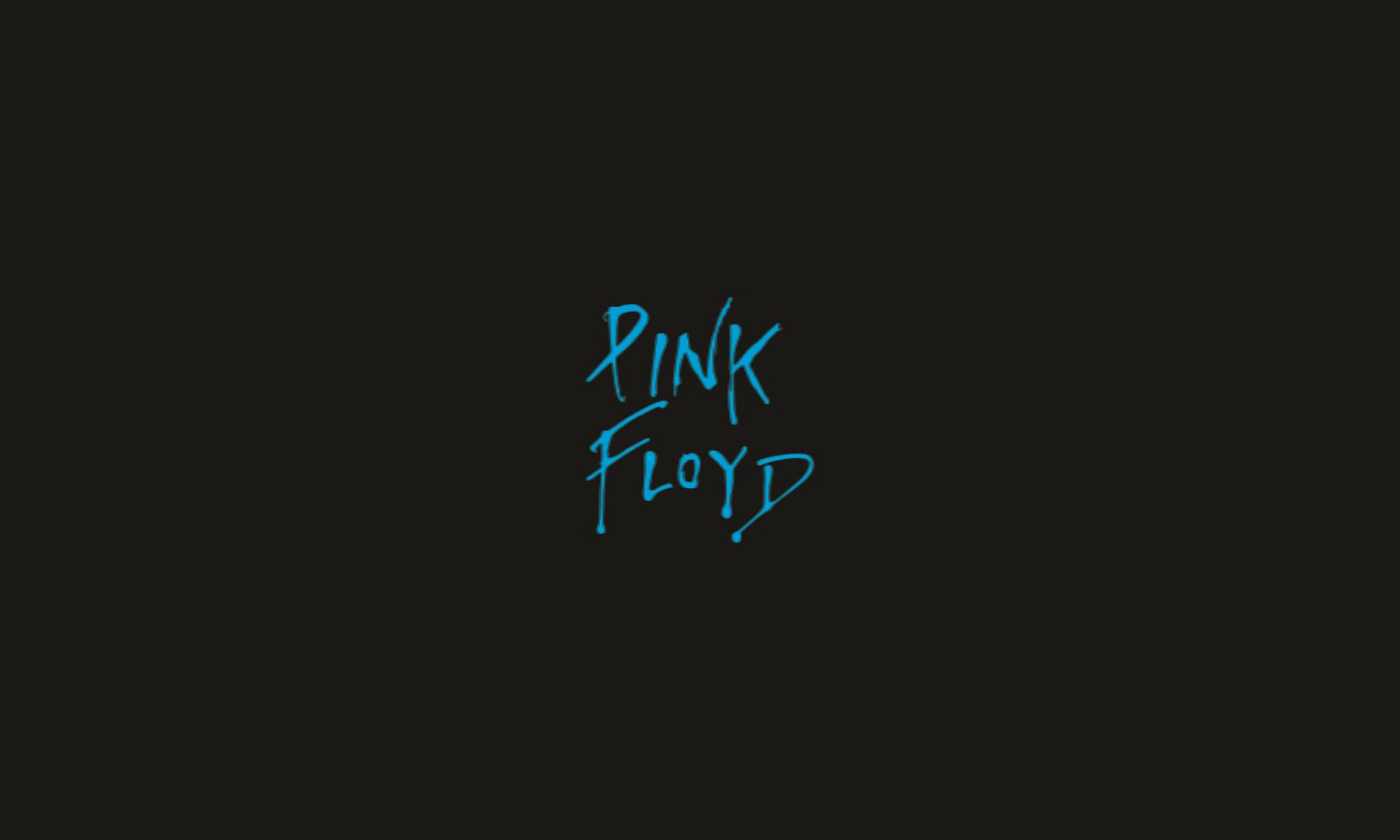 turquise, black, minimalism, Pink Floyd, 720P, HD Wallpaper