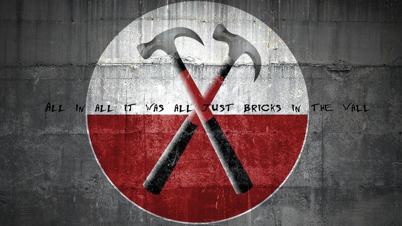 red, Pink Floyd, black, 720P, peen, hammers, Band (Music), ball, HD Wallpaper