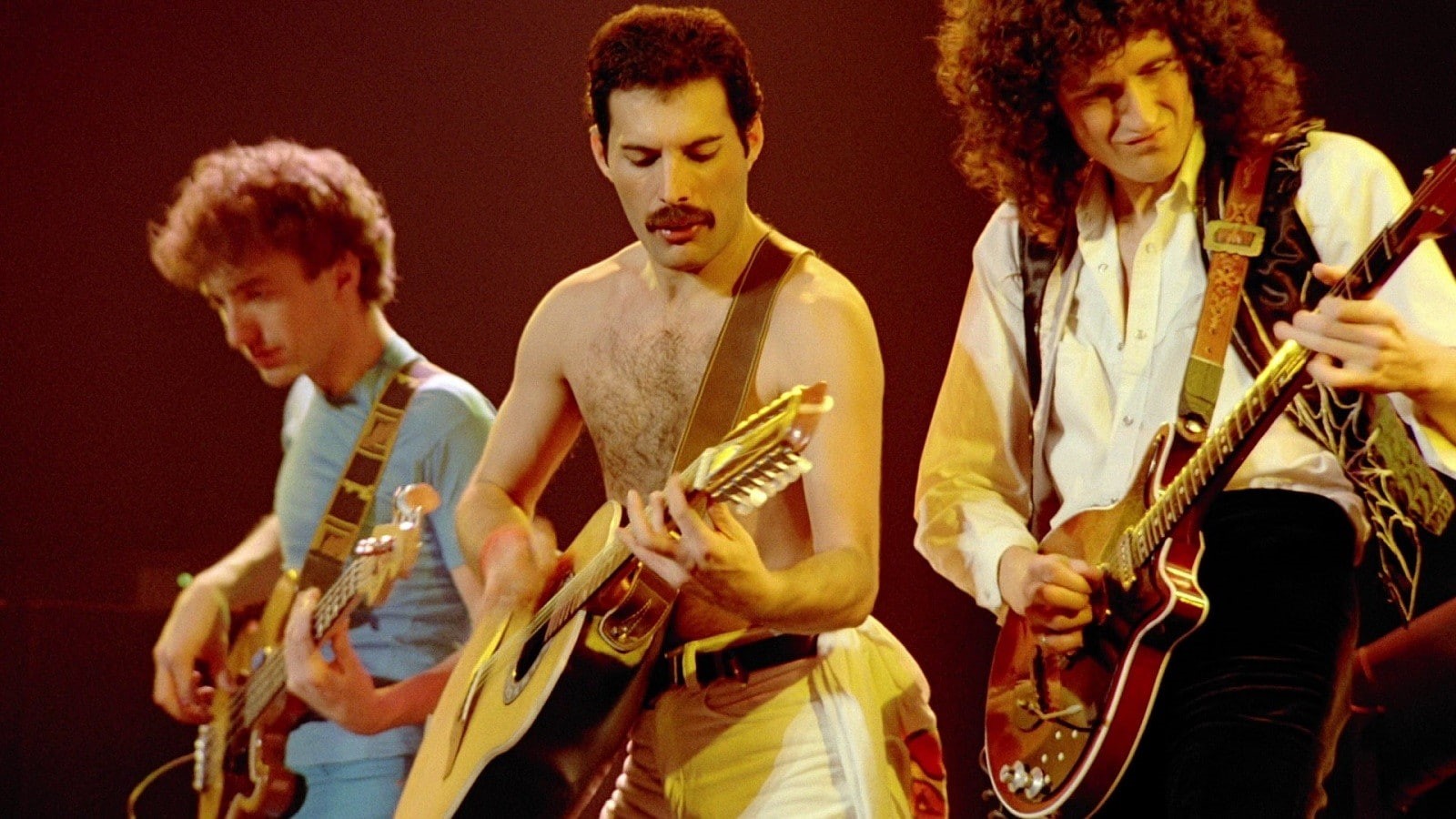 John Deacon, 720P, music, Queen, Brian May, Freddie Mercury, HD Wallpaper