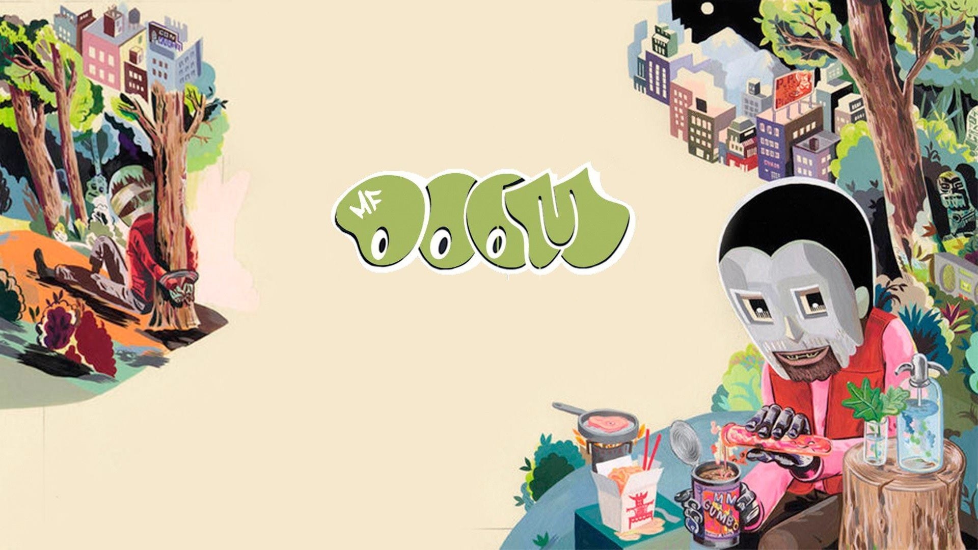 1080P, music, Hip Hop, MF DOOM, mask, HD Wallpaper