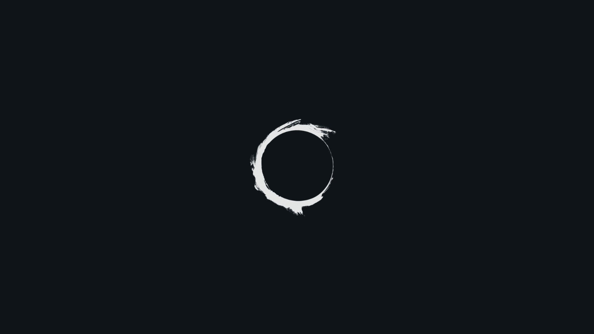 lantern, Arrival, Olafur Arnalds, circle, simple, minimalism, 1080P, gray, qi, black background, Son Lux, simple background, eclipse, album covers, black, HD Wallpaper