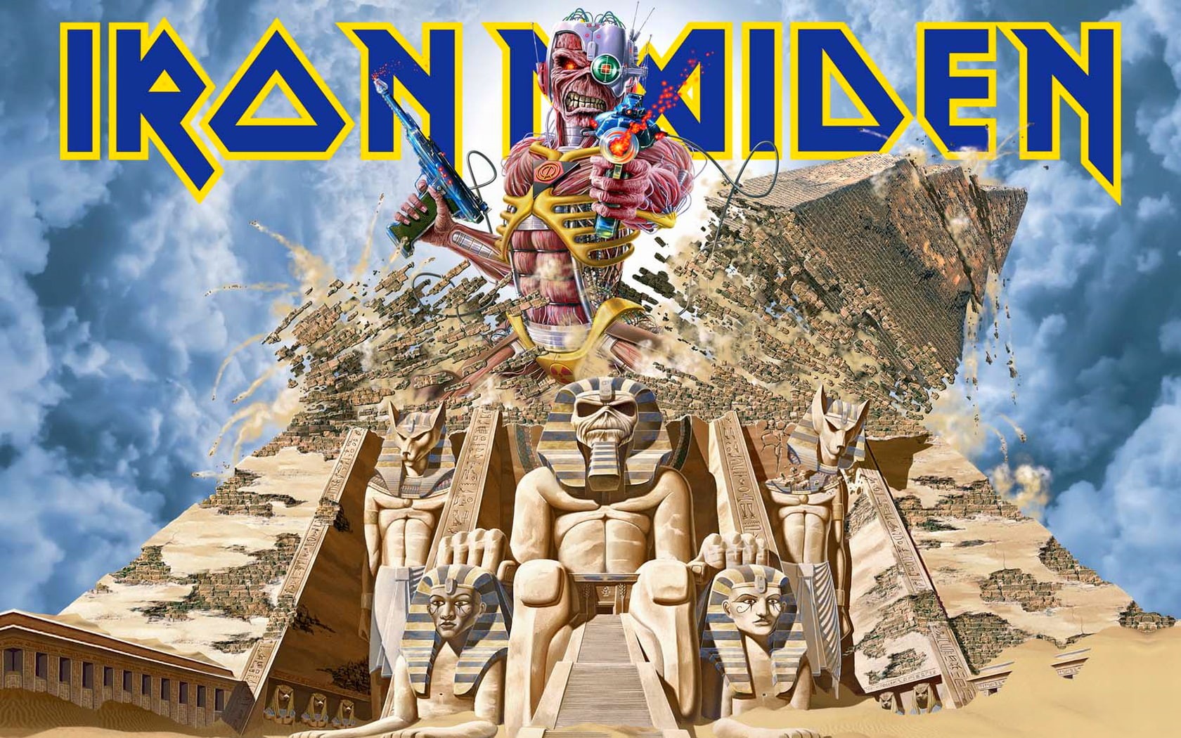 groups, rock, art, covers, entertainment, skulls, eddie, bands, metal, maiden, heavy, hard, iron, album, dark, 720P, HD Wallpaper