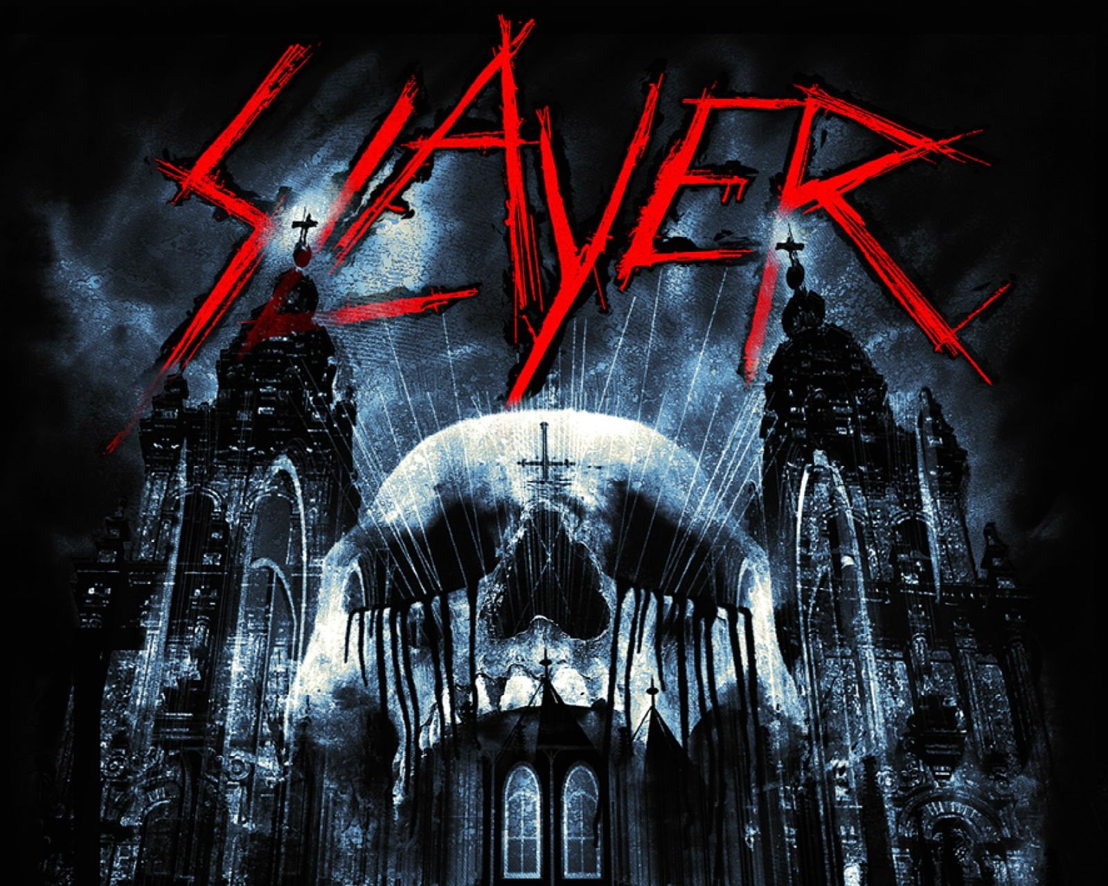 death, dark, 720P, thrash, skull, slayer, heavy, metal, HD Wallpaper