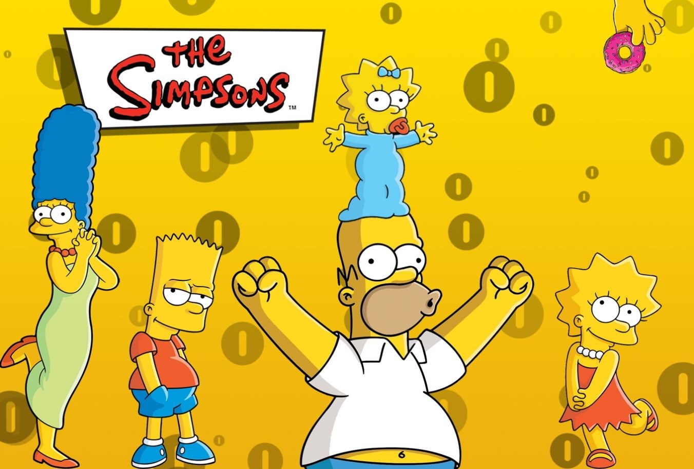 thanksgiving, cloud - sky, Marge Simpson, child, young animal, adult, The Simpsons, communication, Maggie Simpson, transportation, Homer Simpson, Lisa Simpson, HD Wallpaper
