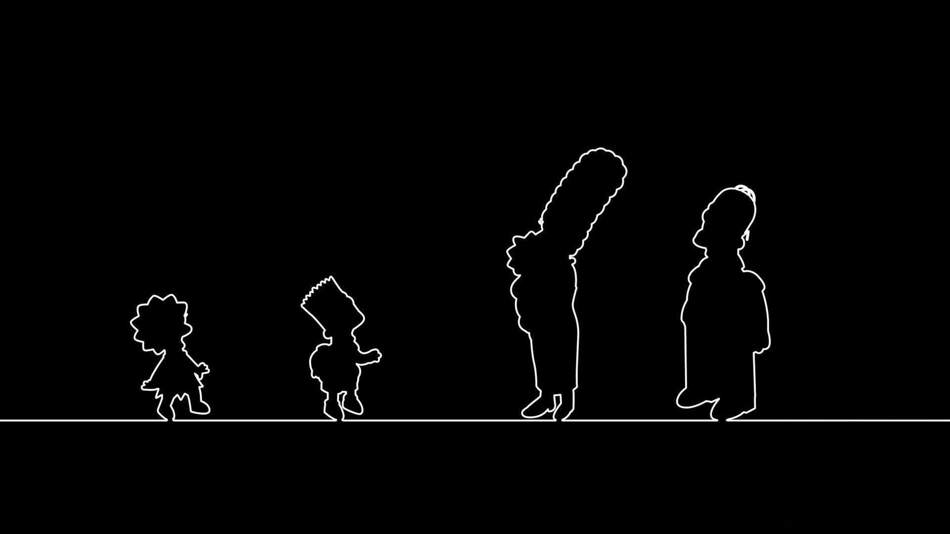 Homer Simpson, Bart Simpson, The Simpsons, Lisa Simpson, Marge Simpson, 1080P, HD Wallpaper