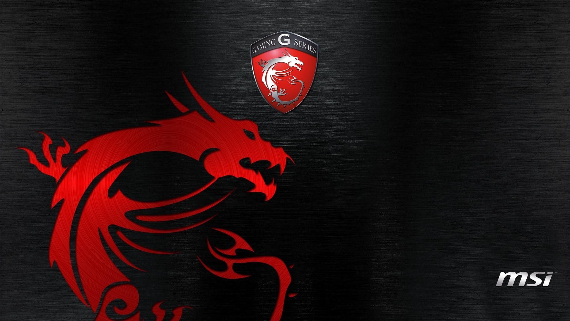 Gaming Series, 1080P, MSI, dragon, red, HD Wallpaper
