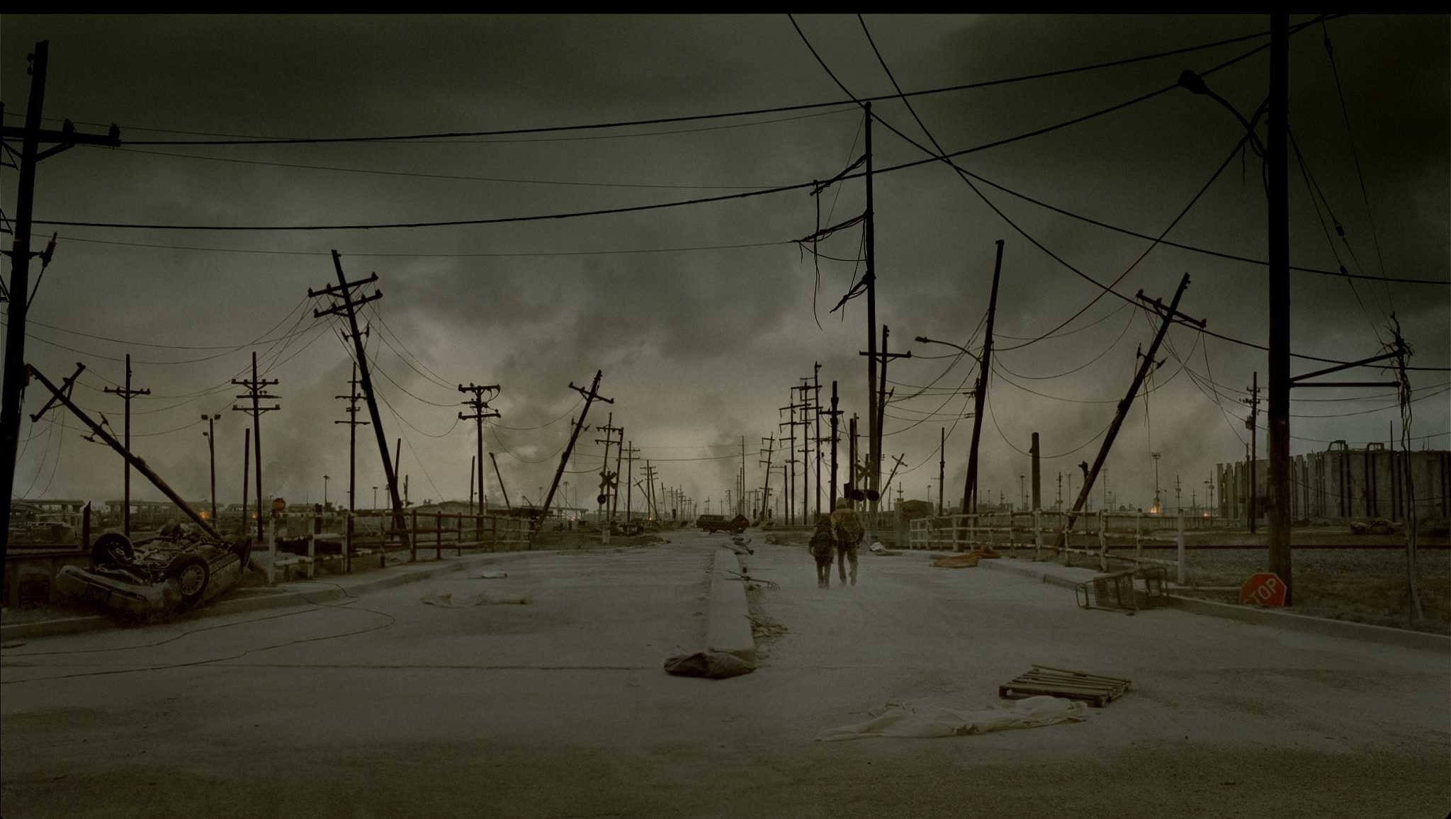 apocalyptic, city, Wasteland, 1080P, building, HD Wallpaper