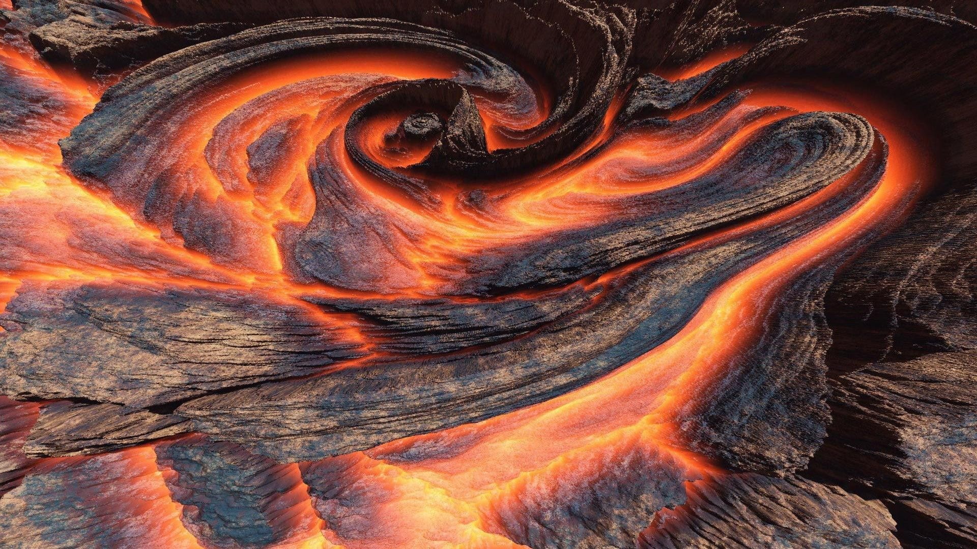lava, volcano, nature, 1080P, HD Wallpaper