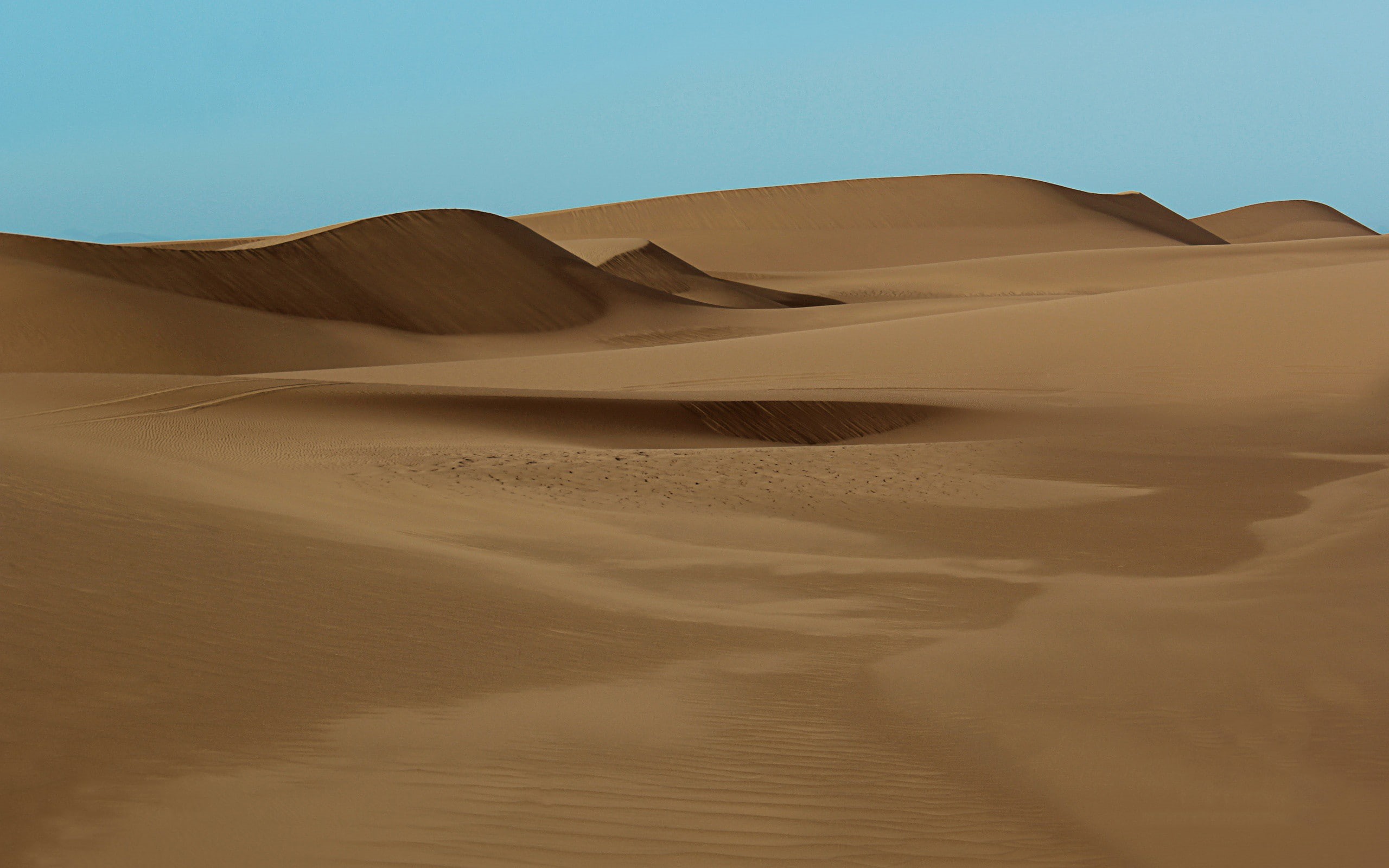 dunes, desert, 2K, nature, sand, dune, landscape, HD Wallpaper