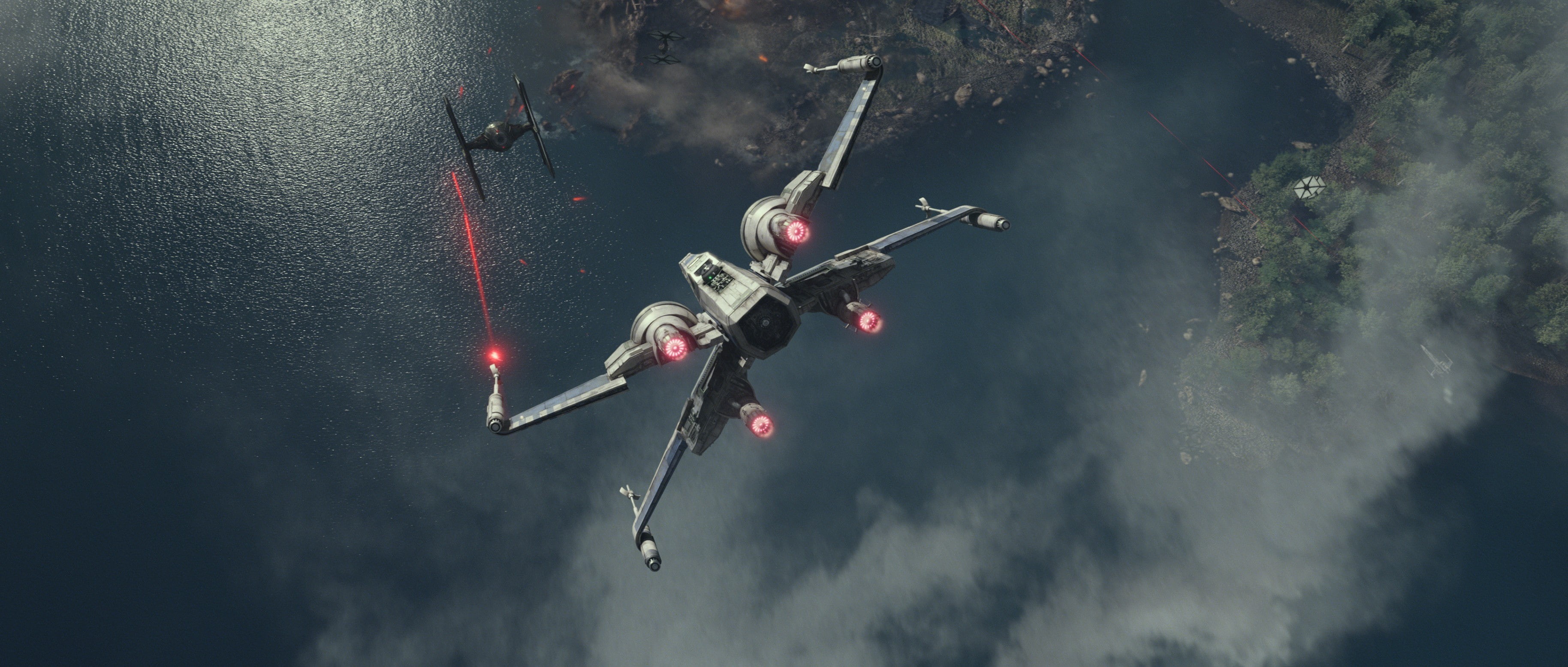 warning sign, no people, illuminated, accidents and disasters, technology, X-wing, motion, flying, smoke - physical structure, movies, TIE Fighter, sign, HD Wallpaper