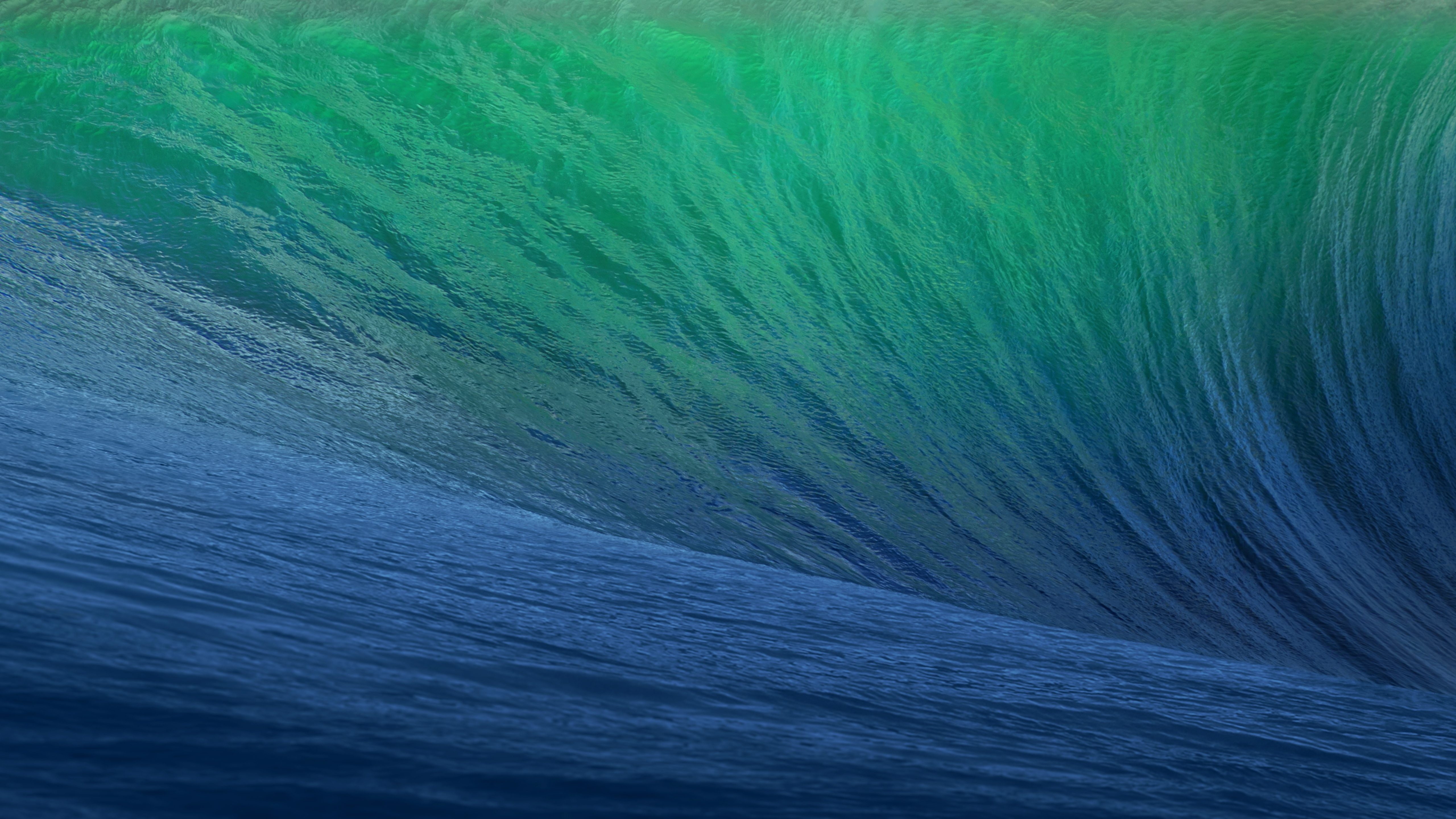 OS X Mavericks, Stock, Waves, 5K, 5K, HD Wallpaper