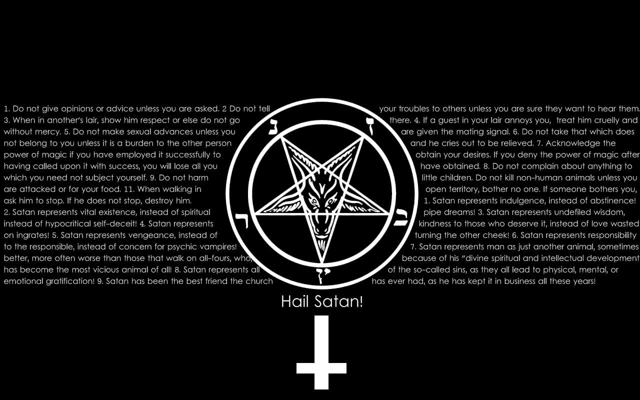 no people, 720P, internet, illuminated, overlay, black, geometric shape, technology, close-up, Anton Salazar LaVey, Satanism, communication, safety, text, HD Wallpaper