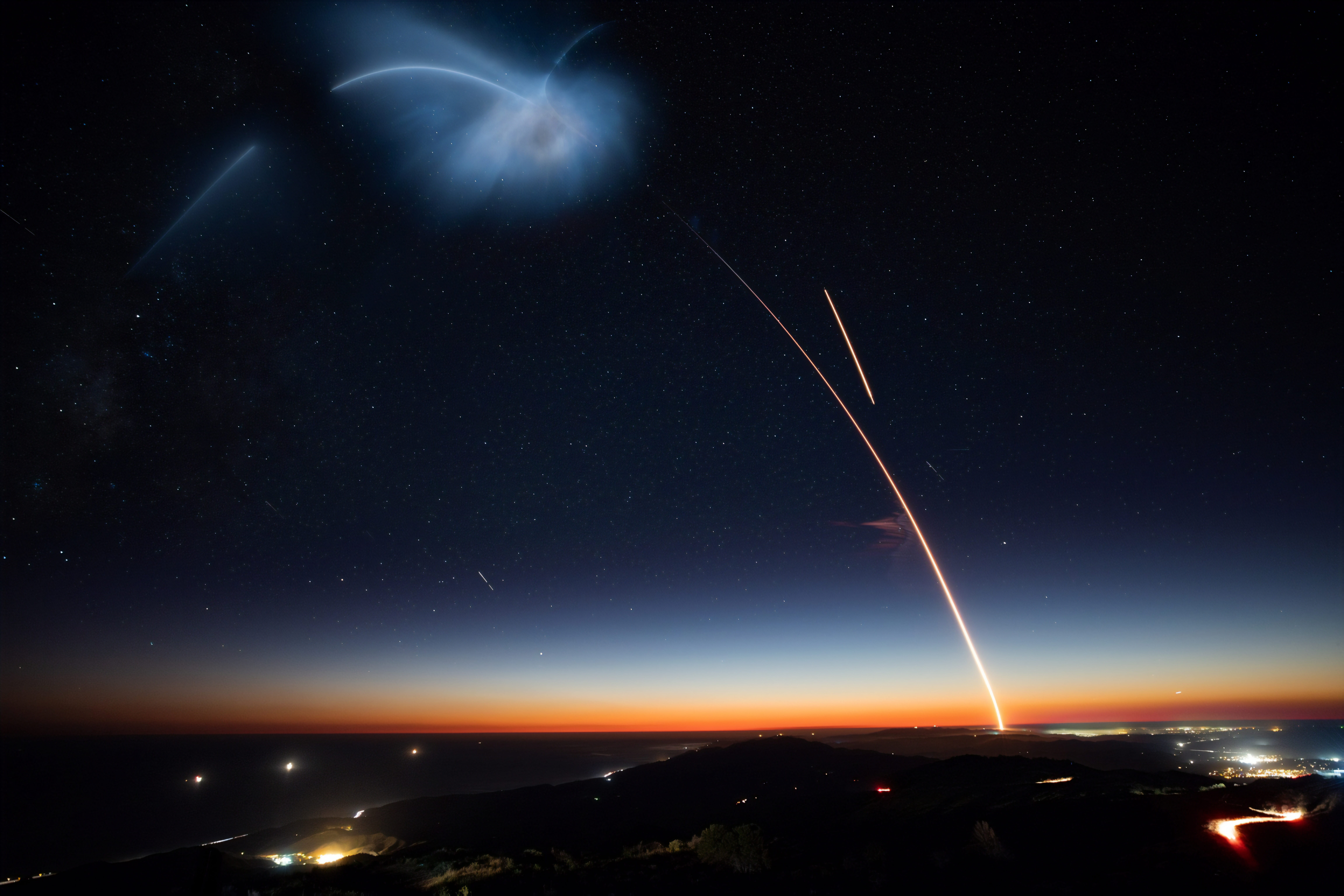 science, milky way, illuminated, night, star, beauty in nature, exploration, scenics - nature, dark, cloud - sky, outdoors, nature, galaxy, spacex, star field, HD Wallpaper
