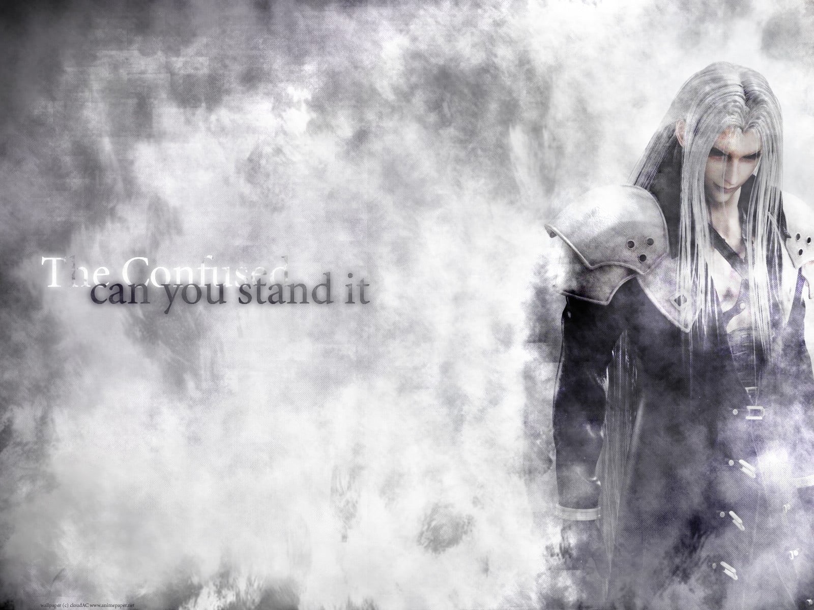 fantasy, digital composite, females, sky, day, men, real people, cloud - sky, Final Fantasy VII, final, nature, smoke - physical structure, Sephiroth, outdoors, HD Wallpaper