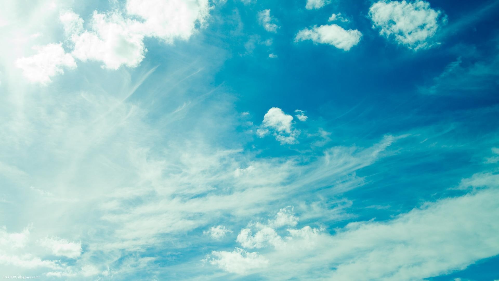 3d and abstract, 1080P, summer, nature, sky, HD Wallpaper