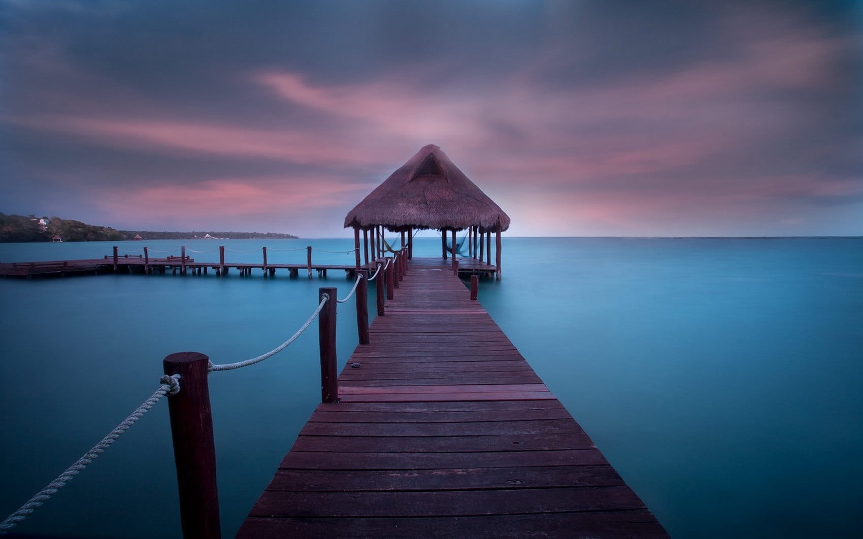 architecture, tropical, hammocks, scenics - nature, outdoors, summer, built structure, landscape, direction, cloud - sky, beach, brown, beauty in nature, HD Wallpaper