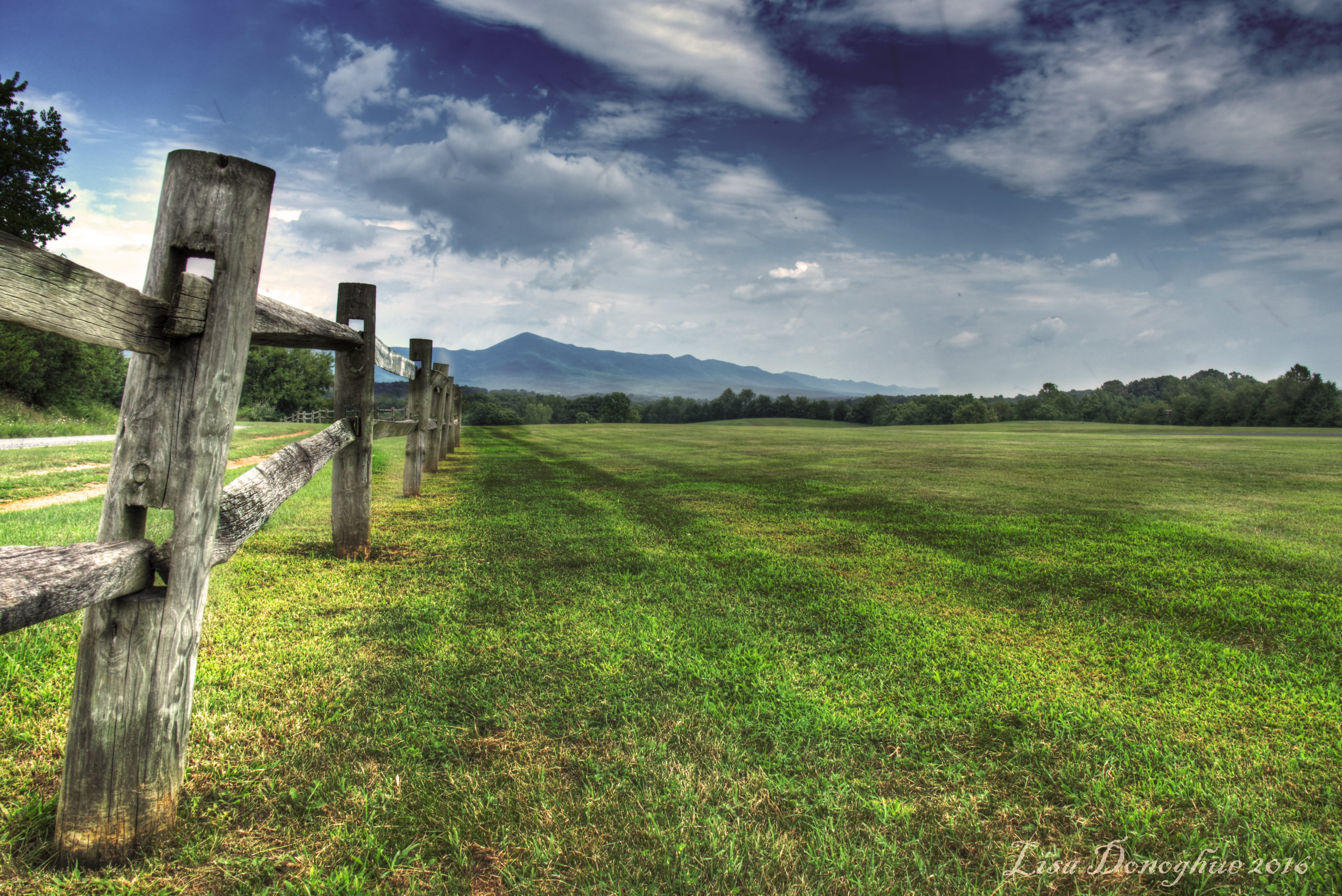 grass, scenics, meadow, nature, white, Virgina, rural Scene, fence, HDR, landscape photography, blue, 5K, green Color, field, summer, photography, gray, HD Wallpaper