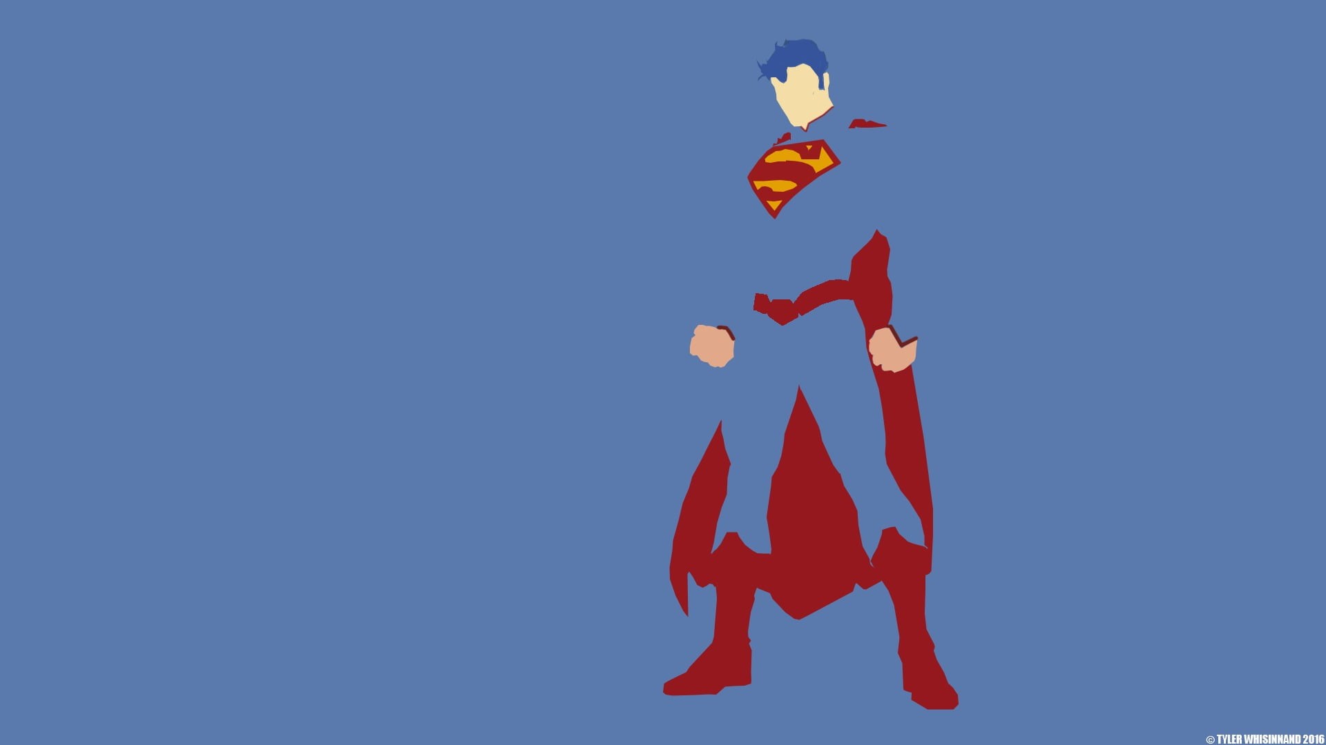 independence, day, art and craft, DC Comics, sky, blue background, mid-air, creativity, 1080P, clear sky, no people, flying, blue, outdoors, HD Wallpaper