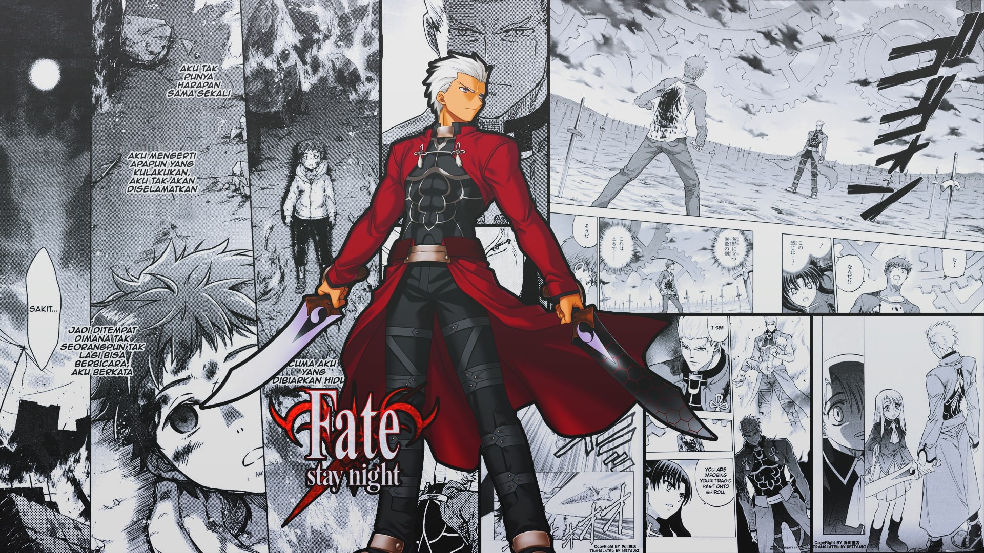 1080P, manga, Fate/Stay Night, Archer (Fate/Stay Night), HD Wallpaper