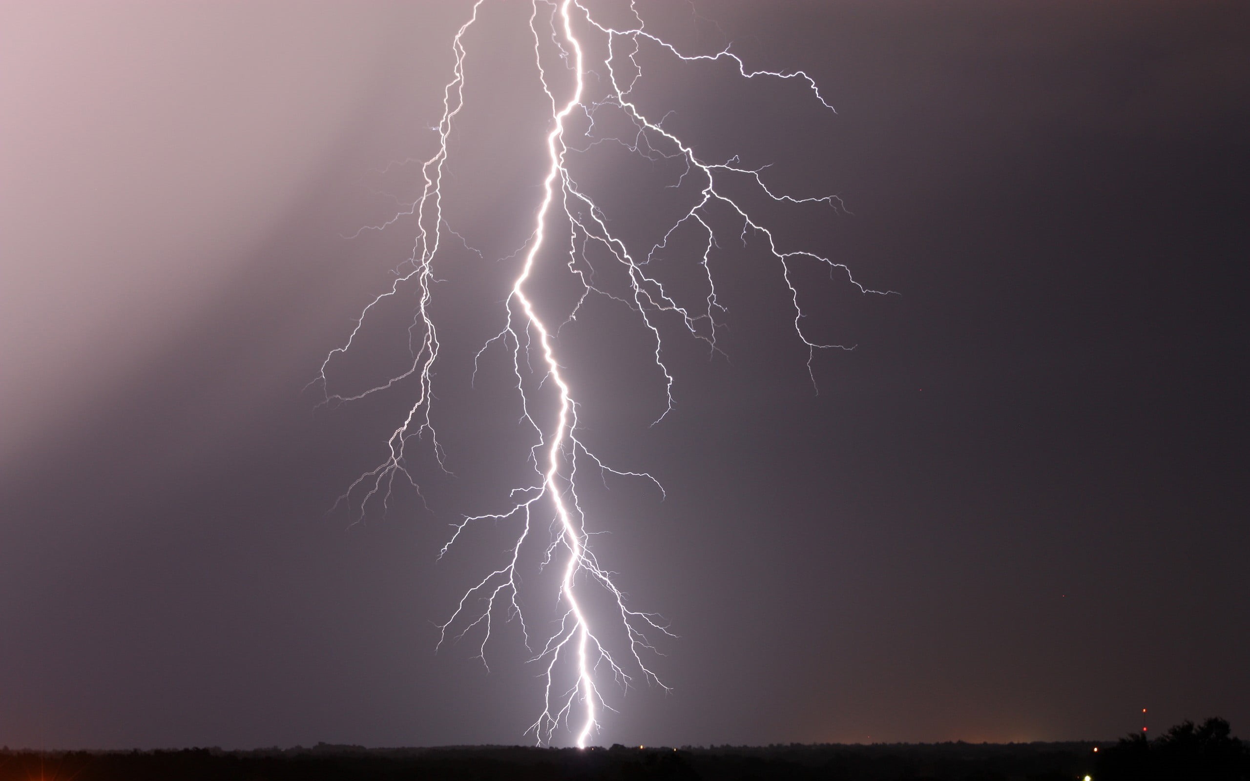warning sign, low angle view, power in nature, no people, sky, cloud - sky, 2K, lightning, sign, night, communication, illuminated, white, beauty in nature, HD Wallpaper