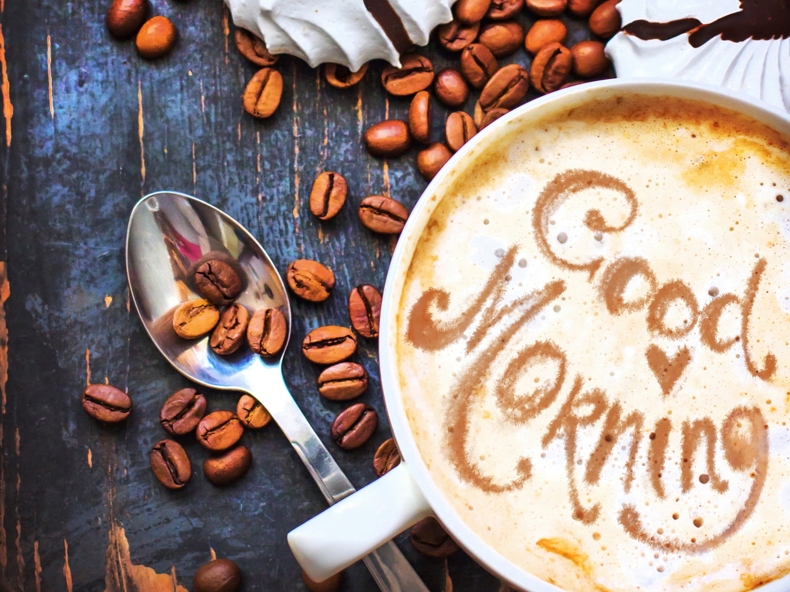 Beans, Morning, Coffee, 2K, Good, Cup, HD Wallpaper
