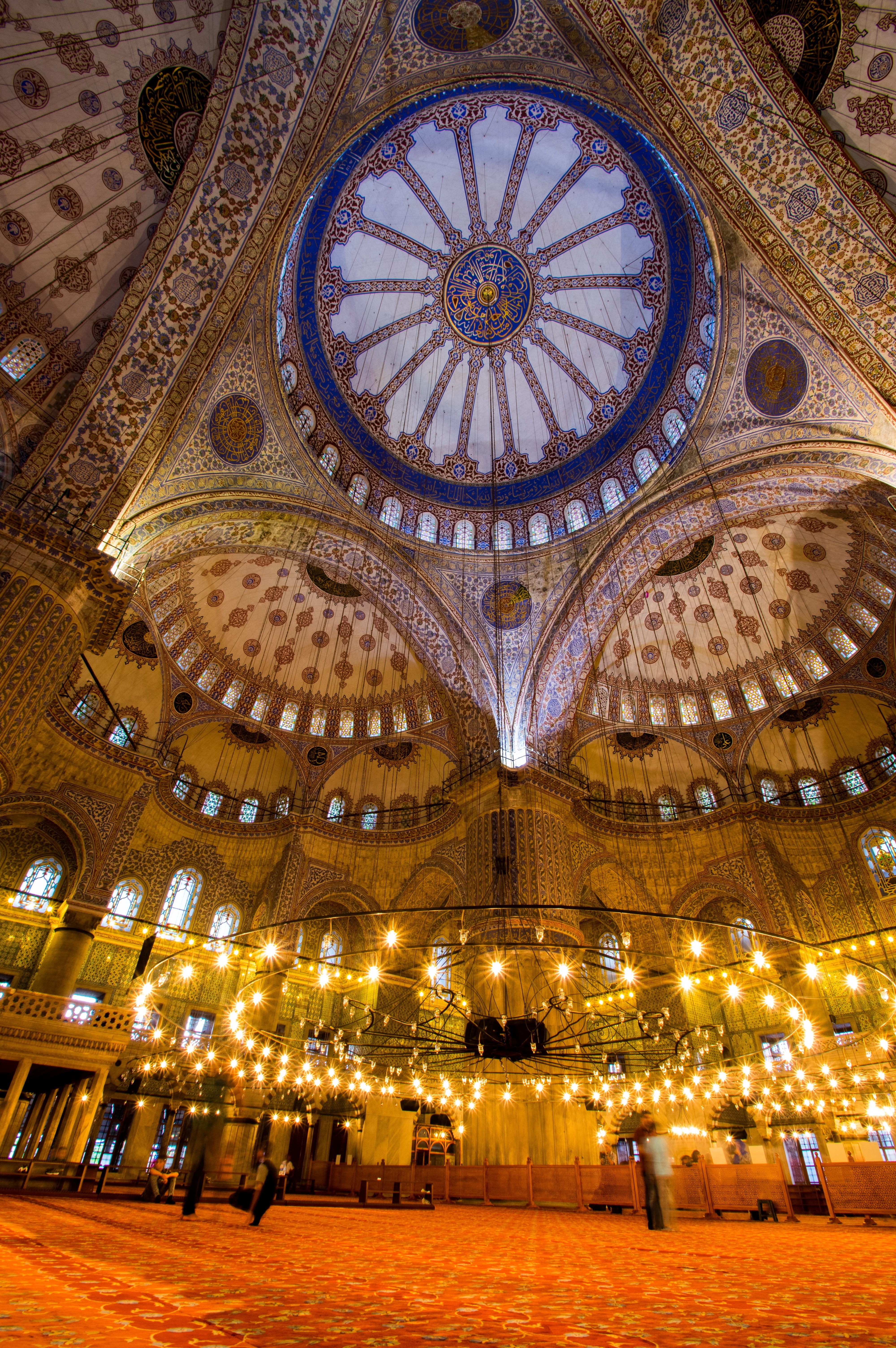 arch, old city, light up, 5K, travel, illuminated, architecture, turkey, indoors, asia, religion, low angle view, art and craft, history, pattern, the past, Phone HD Wallpaper