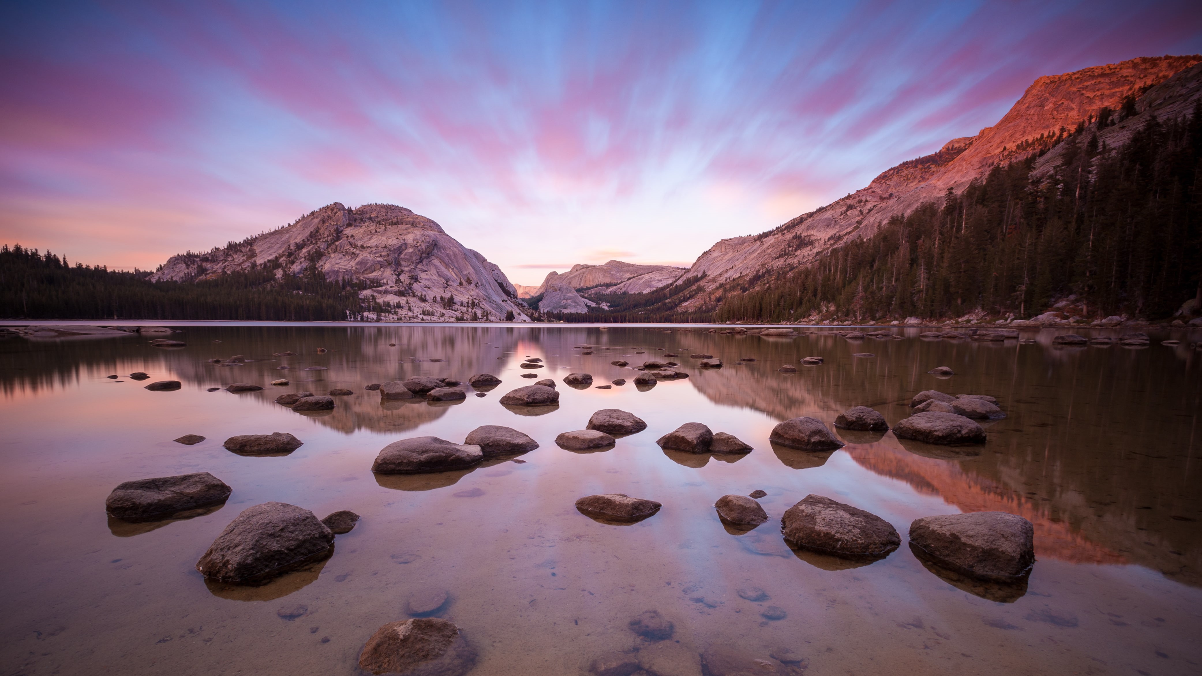 Lake, 4K, OS X Yosemite, Yosemite National Park, 4K, HD Wallpaper