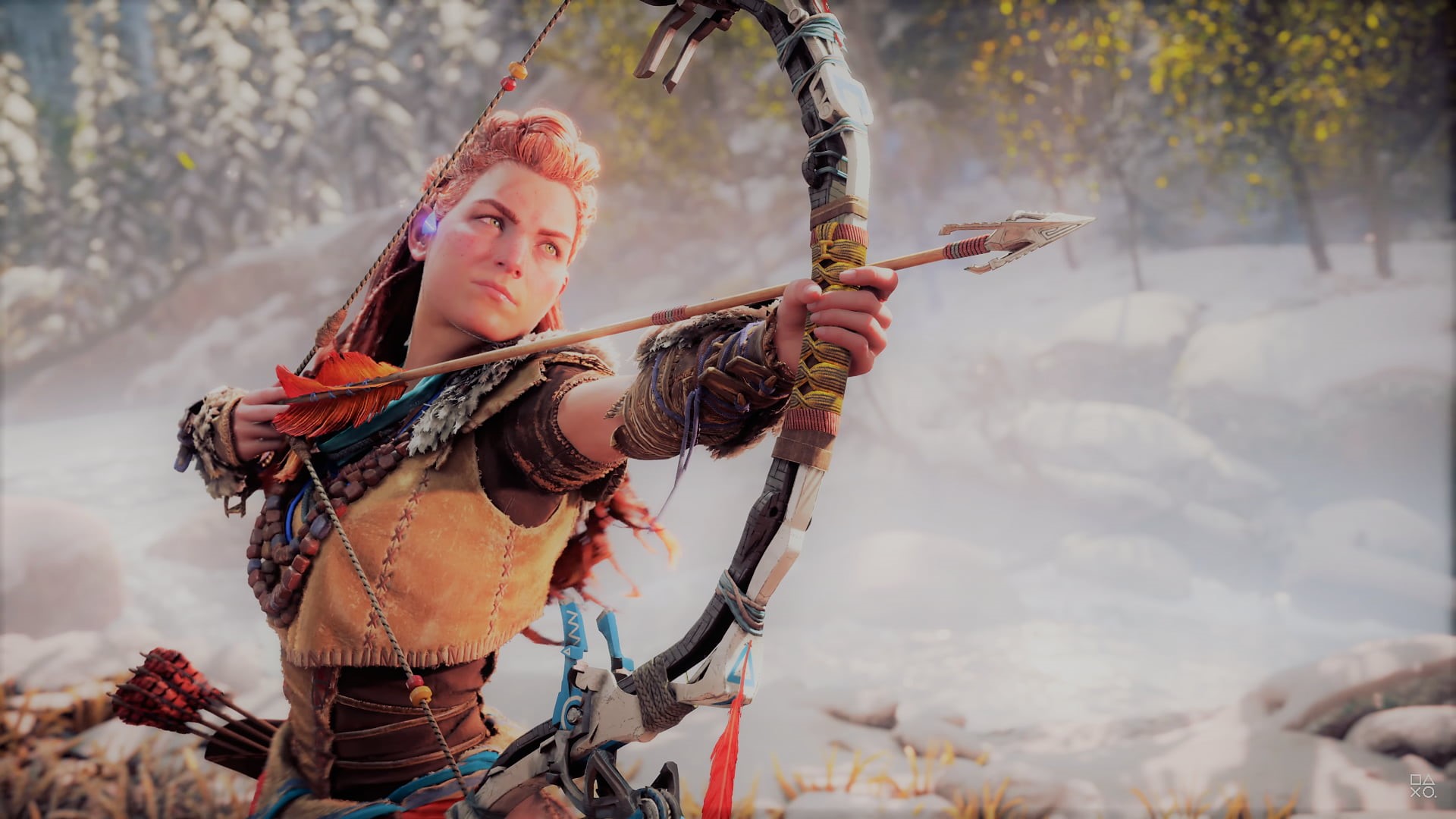 Sony, horizon zero dawn, Aloy (Horizon: Zero Dawn), horizon forbidden west, 1080P, video game characters, HD Wallpaper