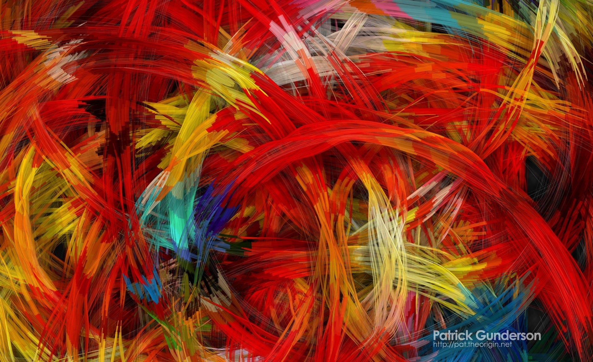 variation, painting, colorful, feather, red, yellow, still life, full frame, connection, 1080P, pattern, backgrounds, motion, vibrant color, blue, day, HD Wallpaper