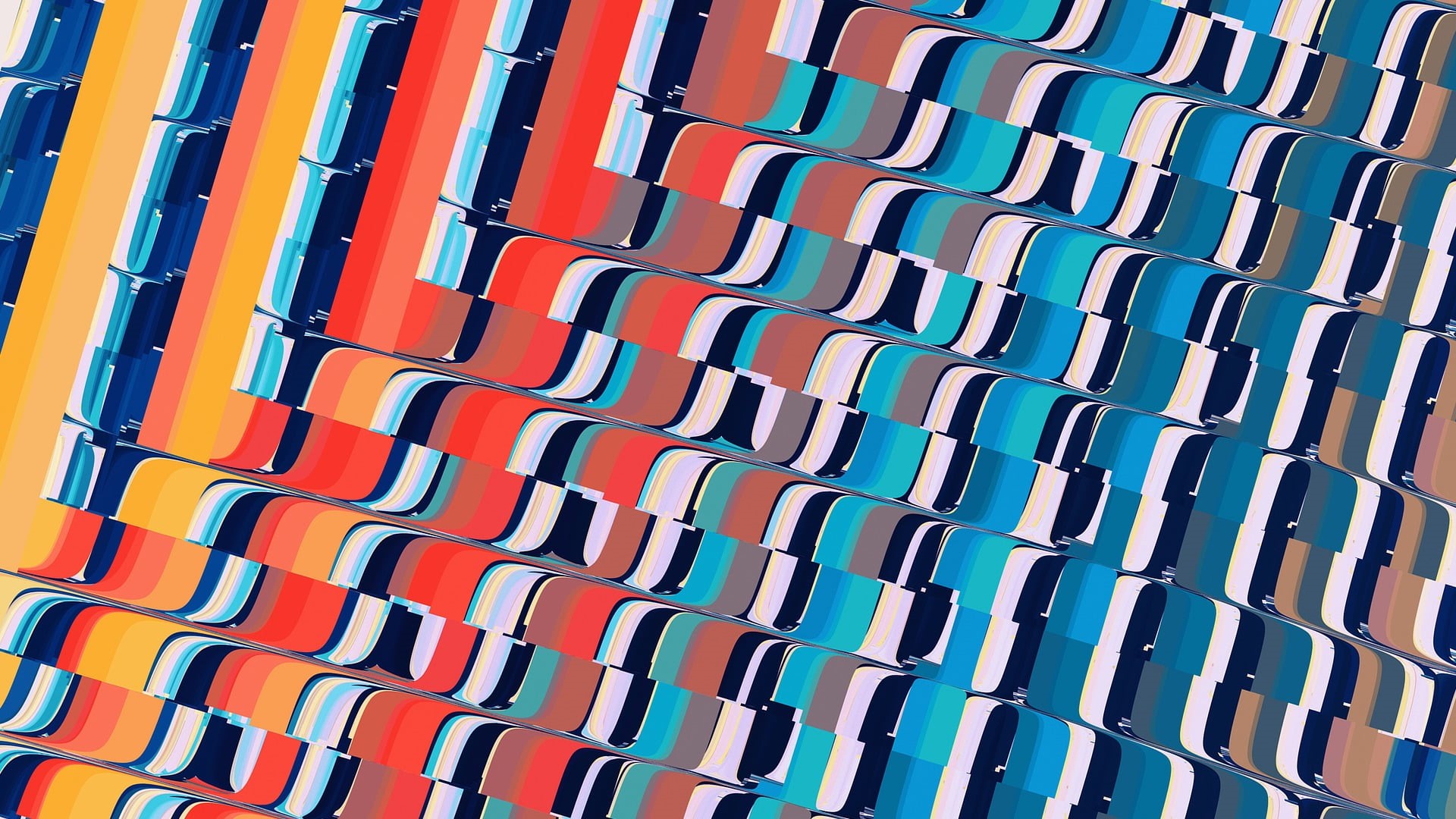 colorful, large group of objects, white, order, background, seat, arrangement, digital art, design, repetition, in a row, high angle view, blue, pattern, HD Wallpaper