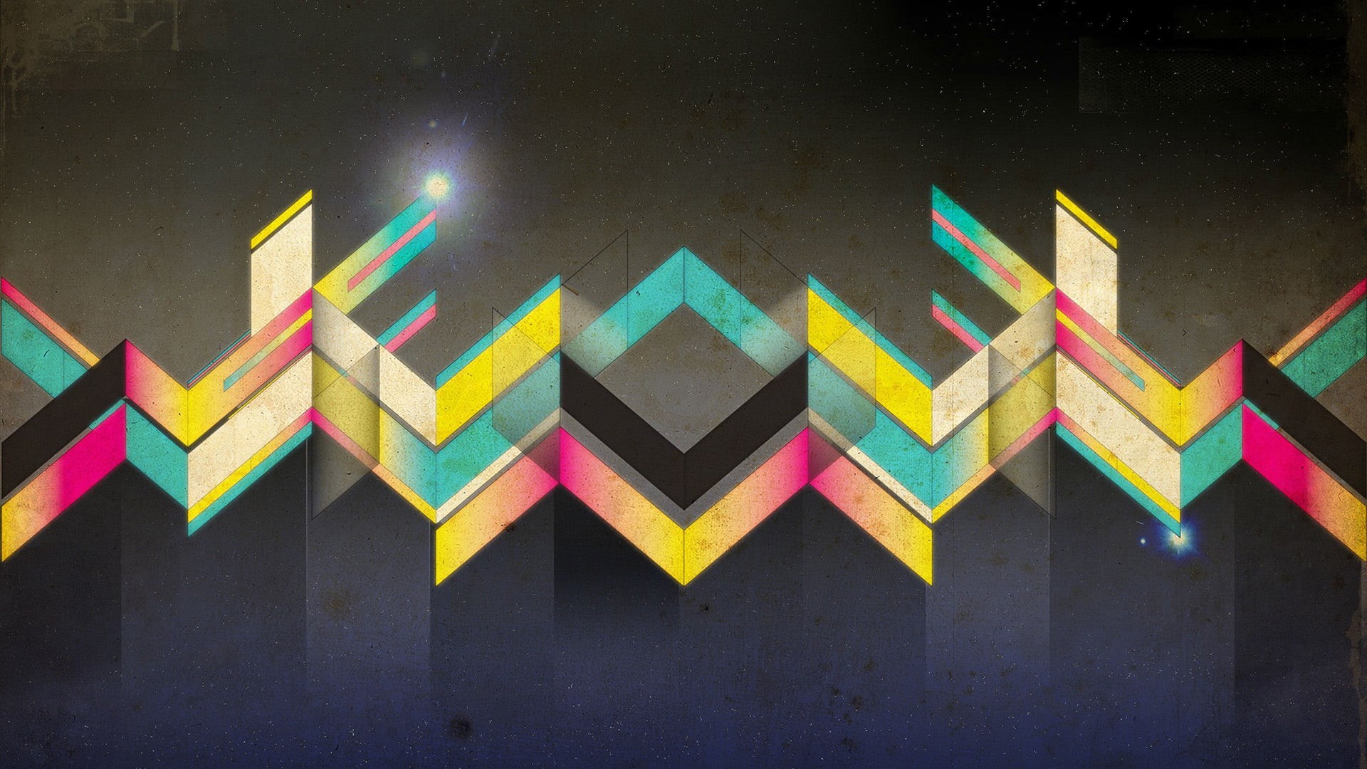 design, texture, graphic, computer, 3d, triangle shape, indoors, multi colored, bright, technology, shiny, shape, day, built structure, modern, HD Wallpaper