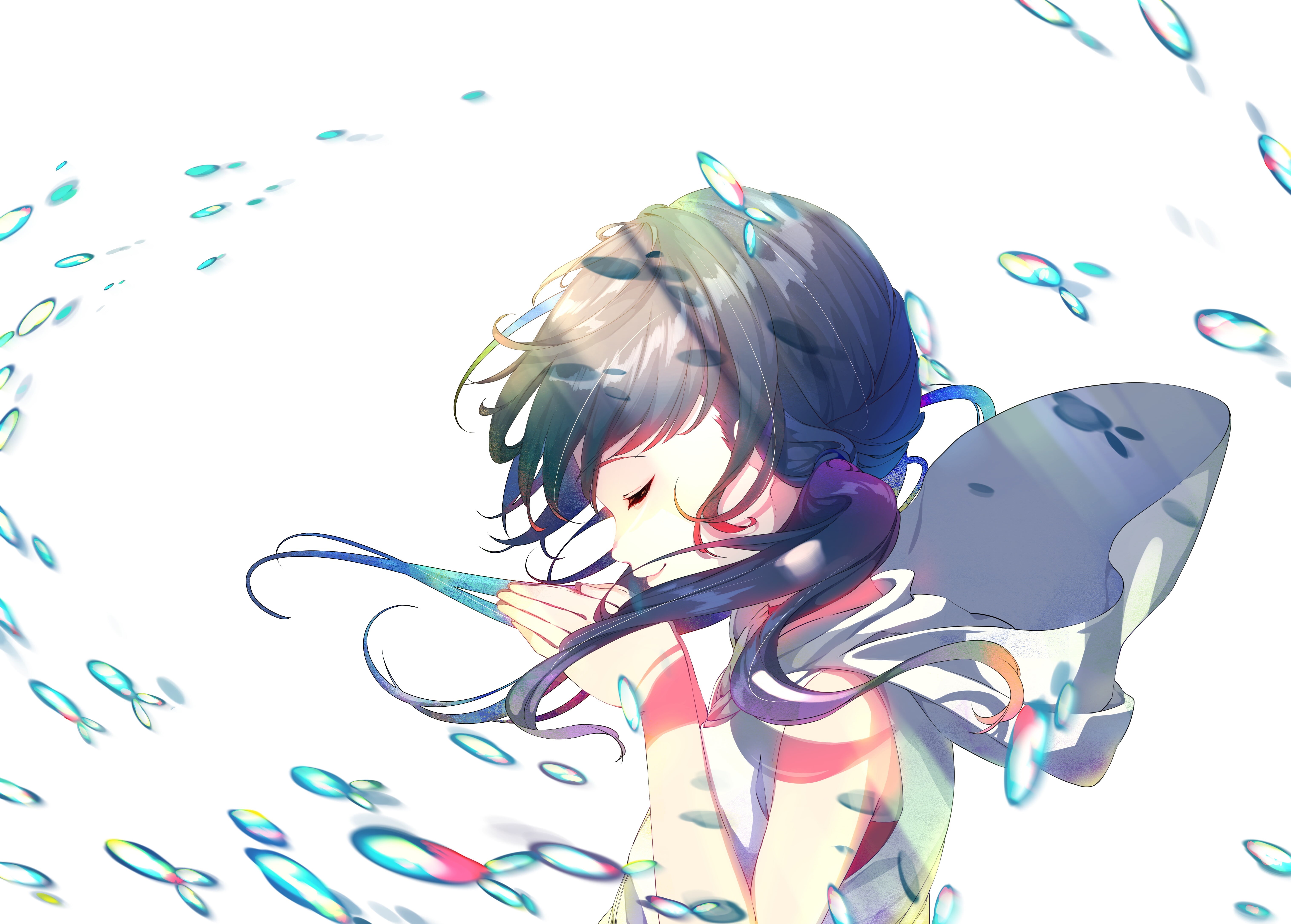5K, Weathering With You, Hina Amano, Anime, HD Wallpaper