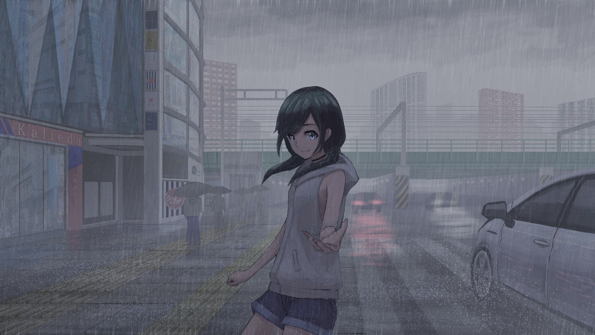 Weathering With You, Hina Amano, 1080P, Anime, HD Wallpaper