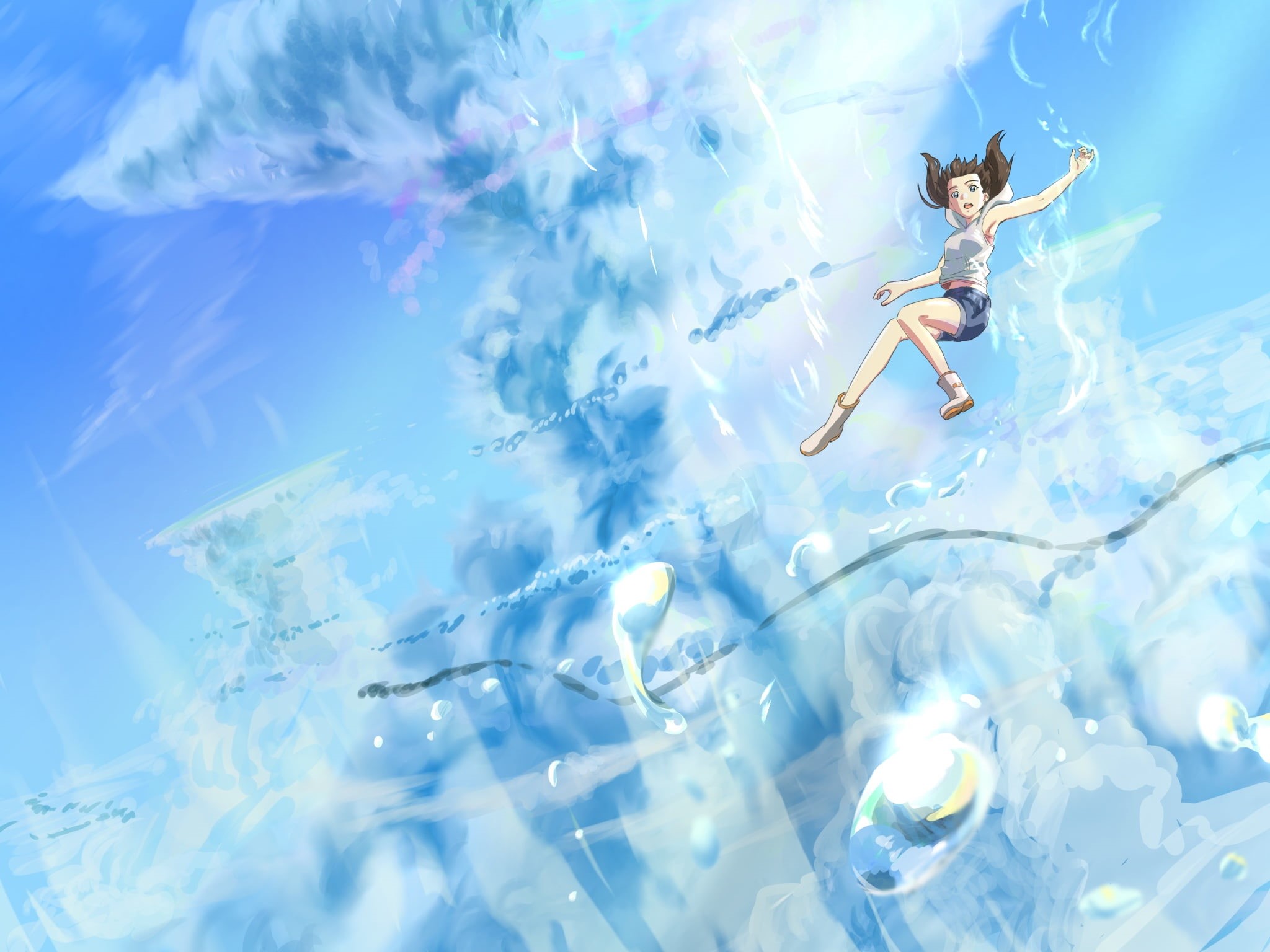 1080P, Weathering With You, Hina Amano, Anime, HD Wallpaper