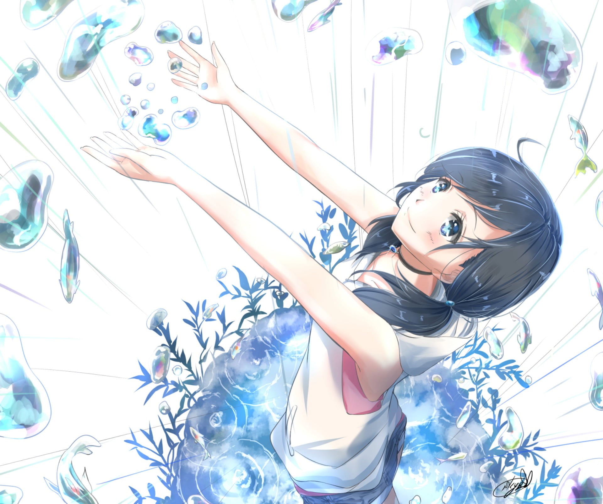 1080P, Anime, Weathering With You, Hina Amano, HD Wallpaper