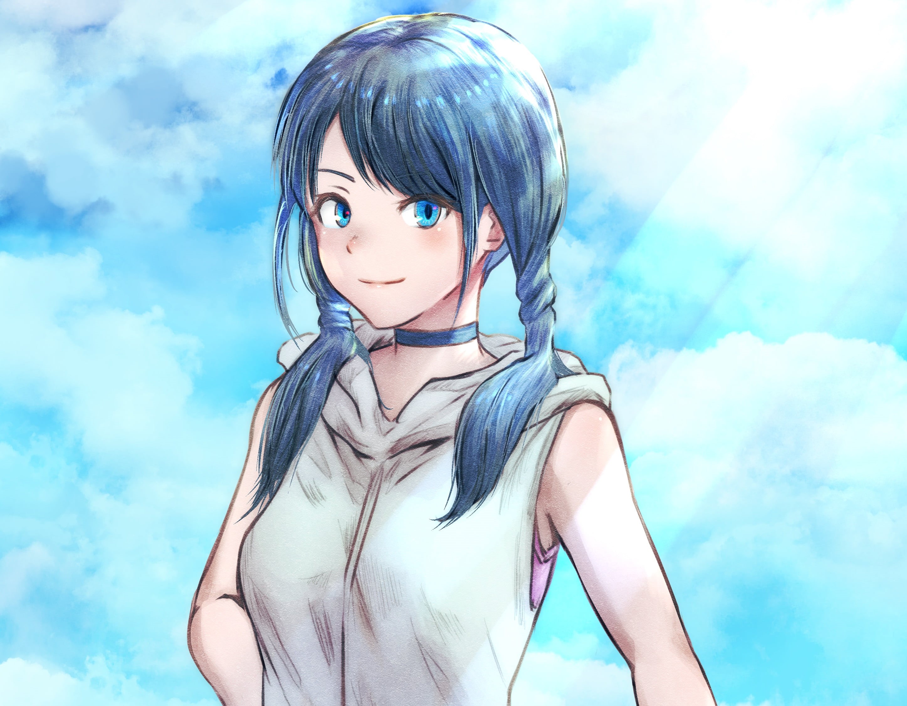 Weathering With You, Anime, 2K, Hina Amano, HD Wallpaper