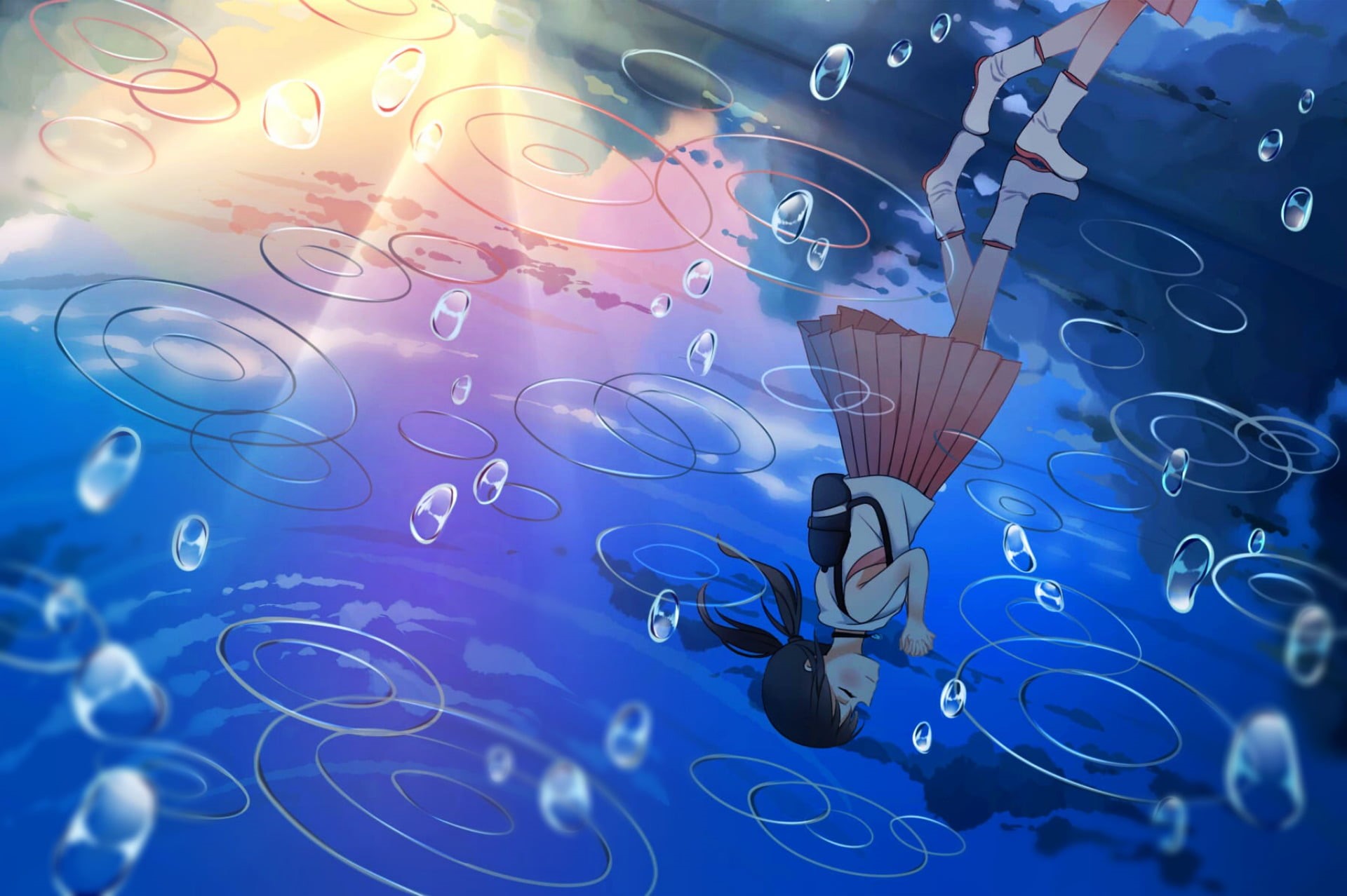 1080P, Weathering With You, Anime, Hina Amano, HD Wallpaper