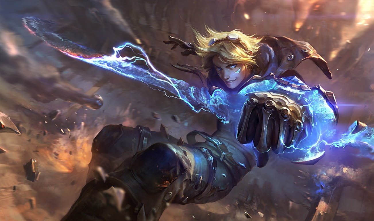 sea, marine, Attack Damage Carry, underwater, Ezreal, League of Legends, animals in the wild, no people, outdoors, group of animals, 720P, video games, HD Wallpaper