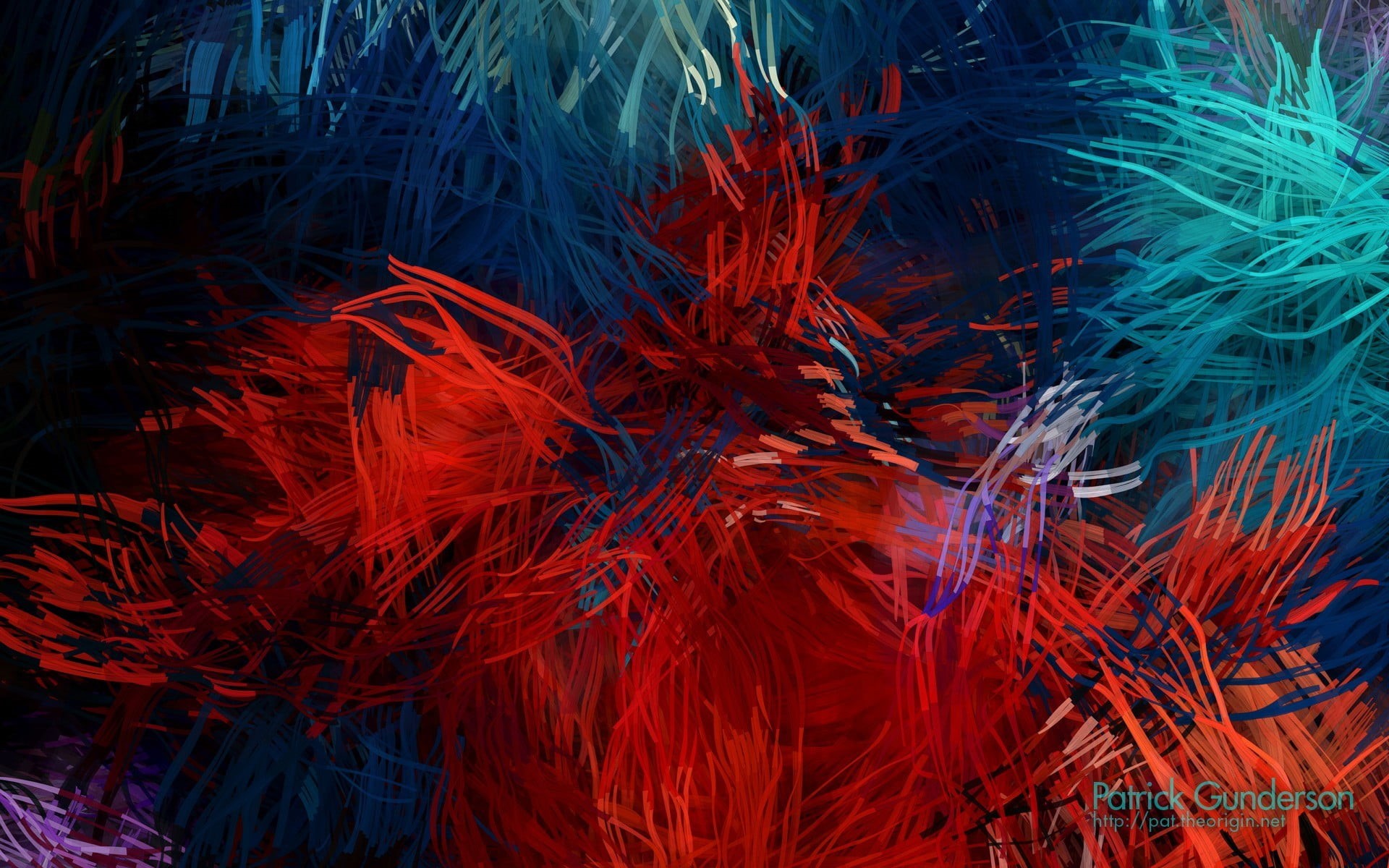 tangled, high angle view, pattern, 1080P, nature, minimalism, day, abstract, still life, feather, indoors, close-up, splatter, blue, backgrounds, creativity, HD Wallpaper