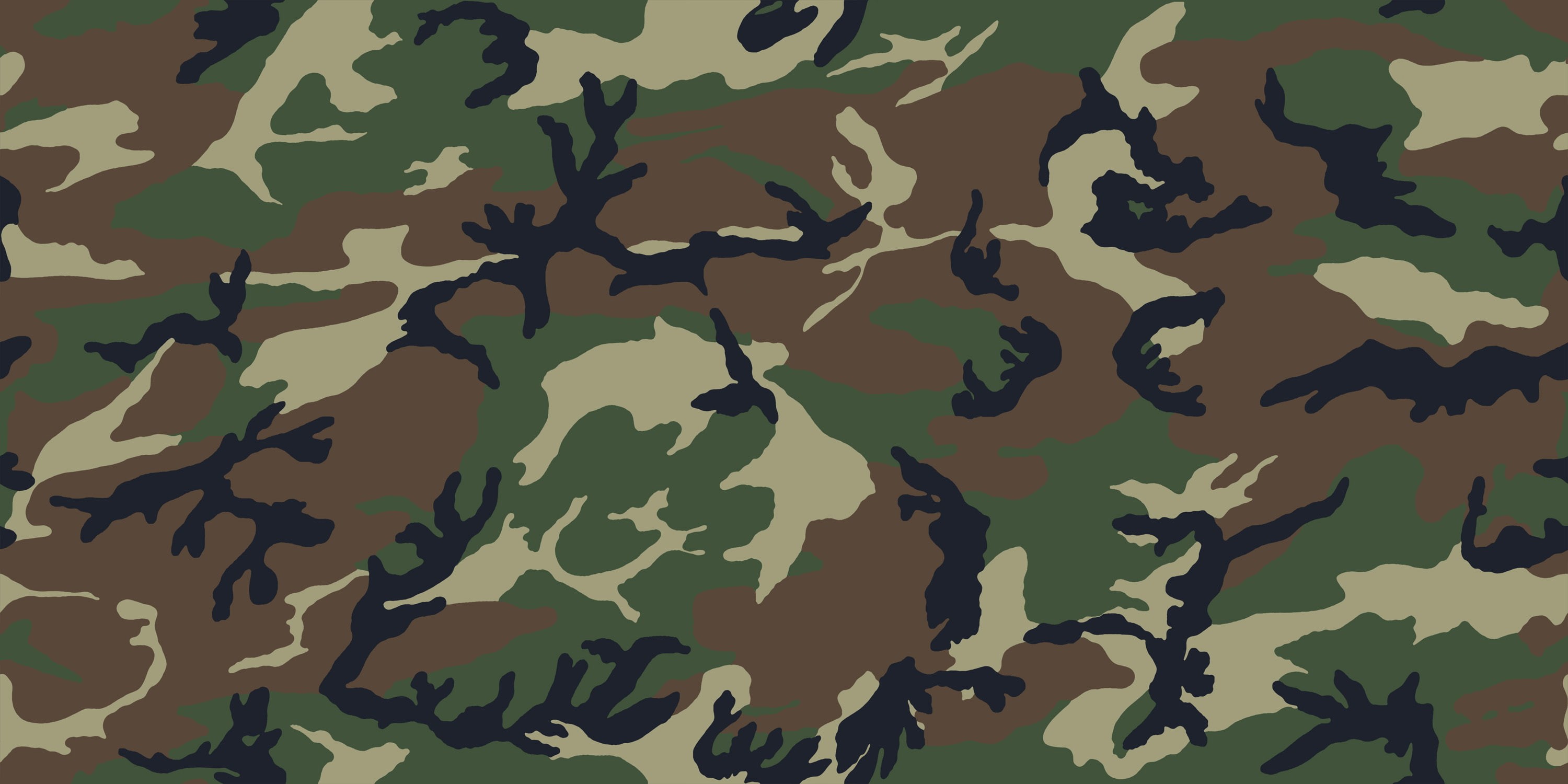 art, shapes, army, 2K, abstract, camouflage, HD Wallpaper