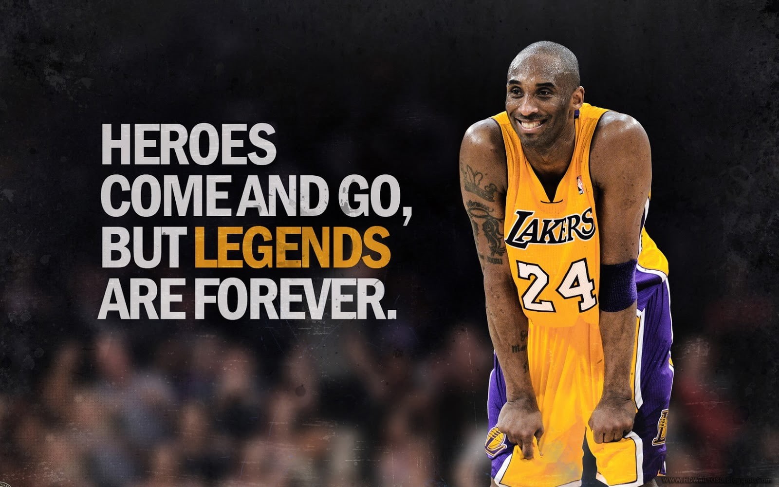 anime, kobe, text, adult, athlete, sports, NBA, looking at camera, Los Angeles, smiling, men, communication, hero, sport, lifestyles, one person, western script, HD Wallpaper