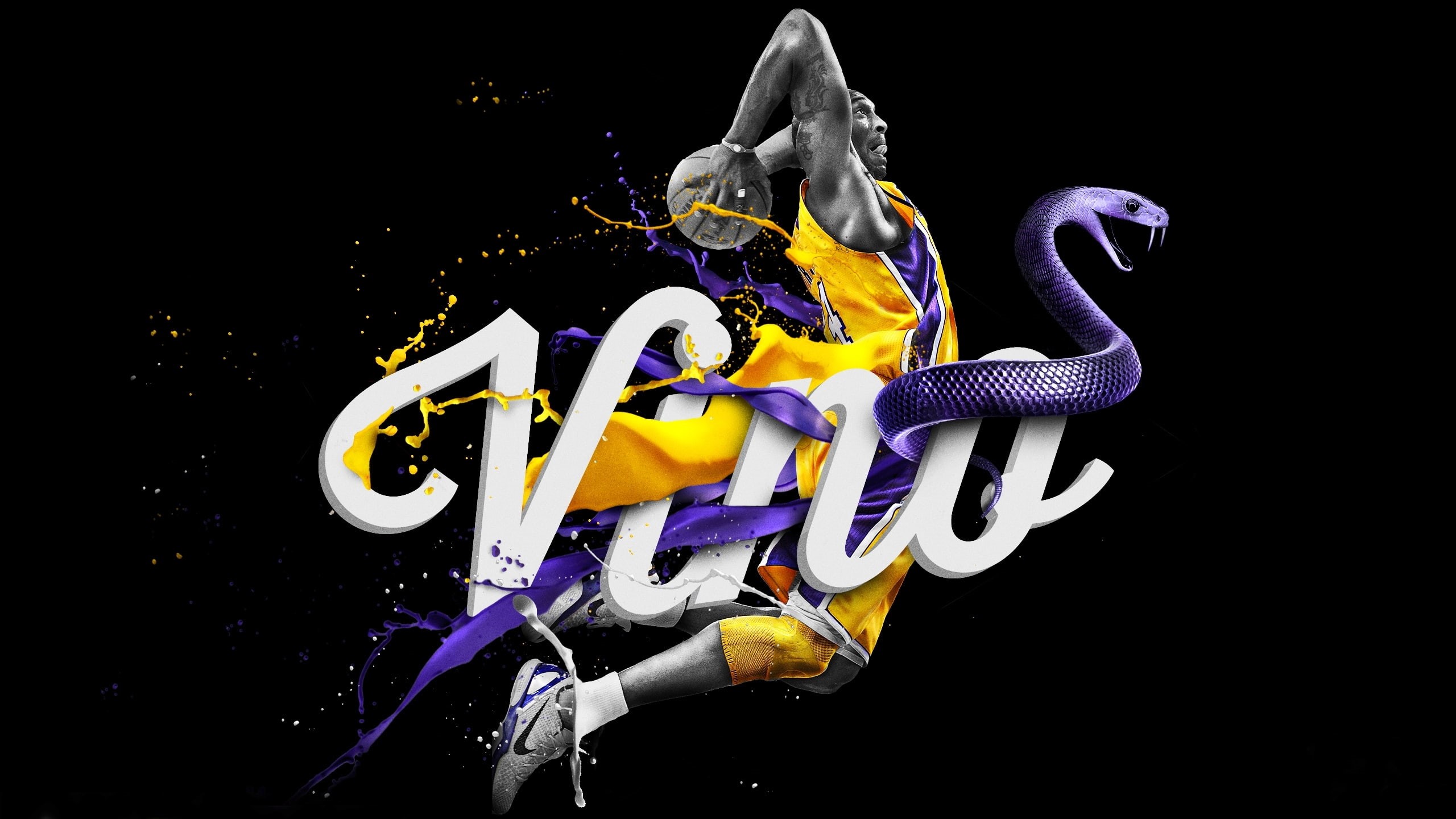 Kobe Bryant, Basketball, 2K, NBA, Lakers, Los Angeles, HD Wallpaper