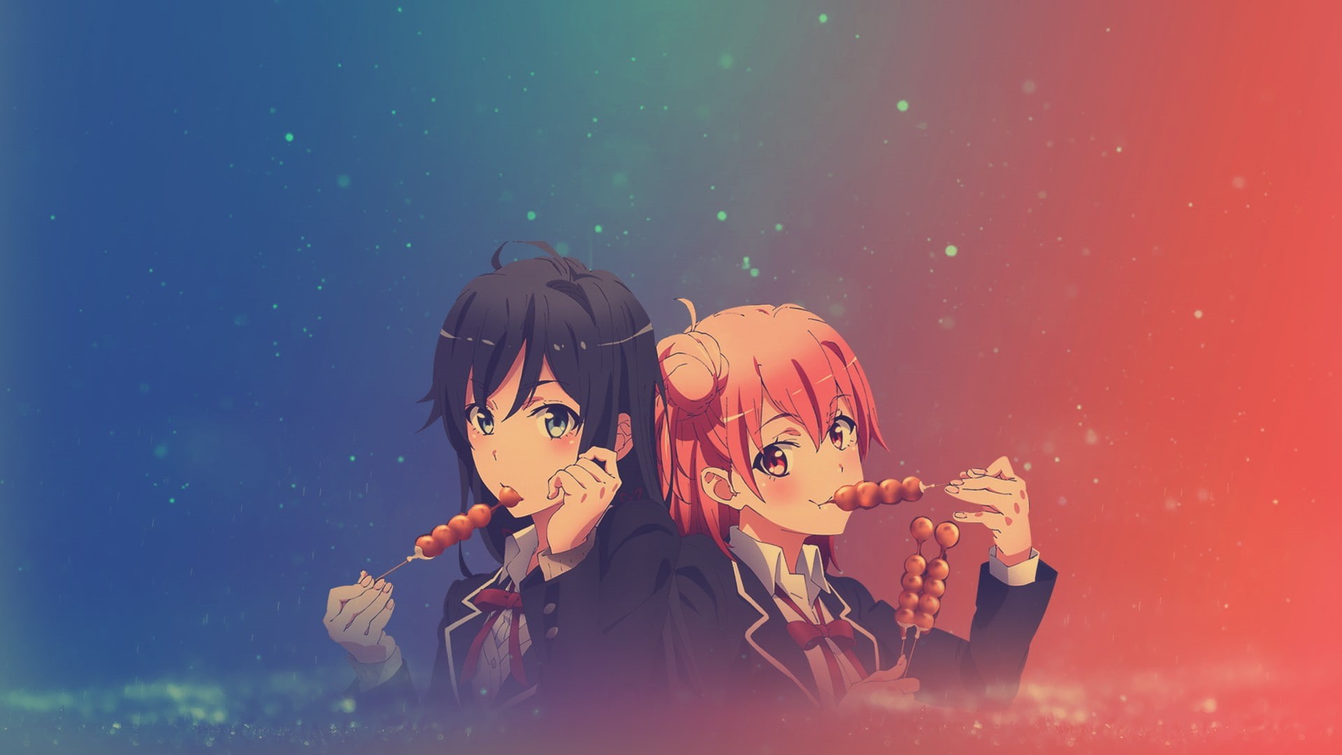 Yuigahama Yui, anime girls, 1080P, Yukinoshita Yukino, Yahari Ore no Seishun Love Comedy wa Machigatteiru, HD Wallpaper