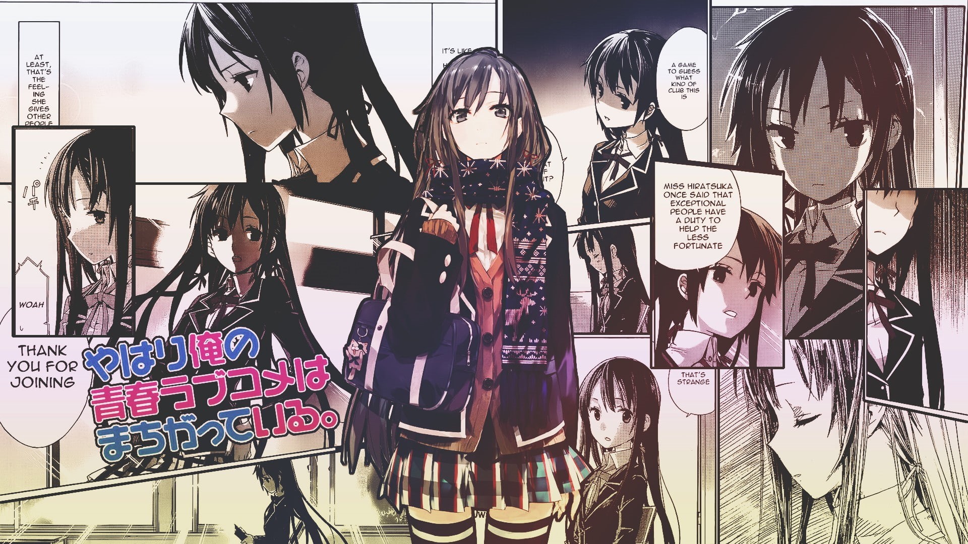 anime girls, Yukinoshita Yukino, 1080P, manga, Yahari Ore no Seishun Love Comedy wa Machigatteiru, HD Wallpaper