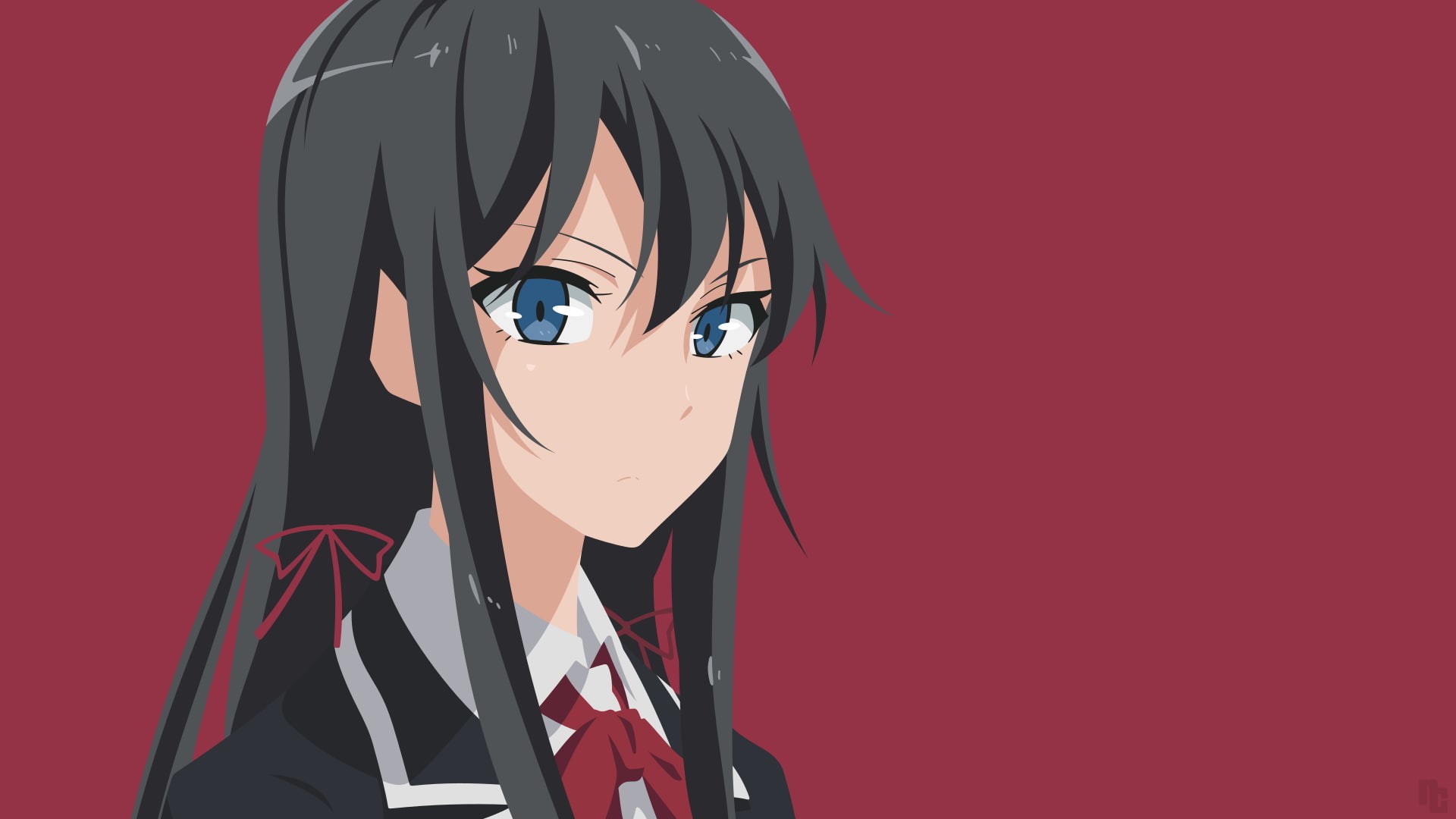 anime girls, Yukinoshita Yukino, Yahari Ore no Seishun Love Comedy wa Machigatteiru, 1080P, HD Wallpaper