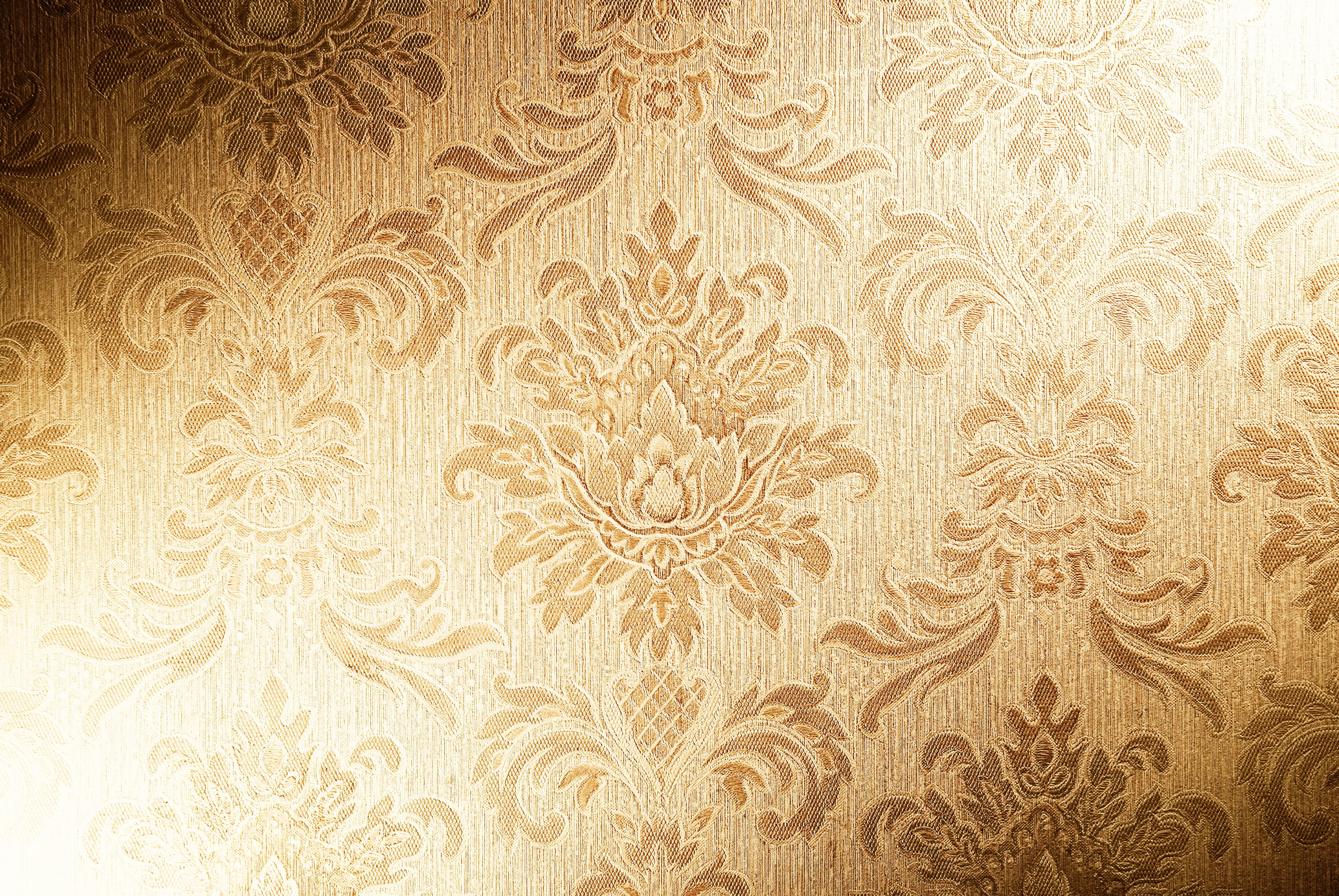 material, damaged, floral Pattern, luxury, silk, decoration, dark, brown, backgrounds, elegance, victorian Style, beige, floral, vintage, baroque Style, HD Wallpaper